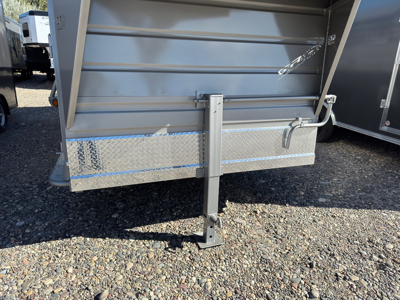 GR Trailers 2027 80"X20' Stock Combo Trailer | Tandem Axle 14K, SMOOTH RUBBER FLOOR, ESCAPE 48", 4' DOUBLE DOOR TACK, SWING OUT SADDLE RK, FULL SWING SLIDE REAR GATE