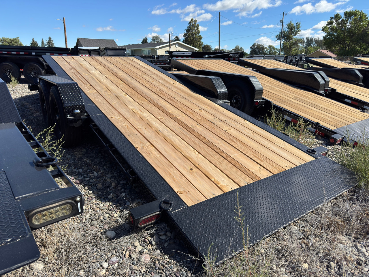 P.J. Trailers 2027 TY 83"X20' Equipment Tilt Trailer | Tandem Axle 14K, 8" I-Beam, 16' Tilt Deck, Torsion Axles, Steel Fenders, Locking Box, 14ply Tires
