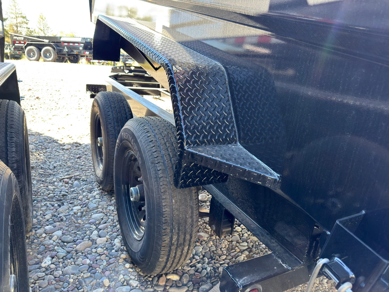 P.J. Trailers 2027 DL 83"X14' Low Profile Scissor Dump Trailer | Tandem Axle 14K, 3' Sides, 7k axles, 6" CYLINDER UPGRADE, HYD JACK