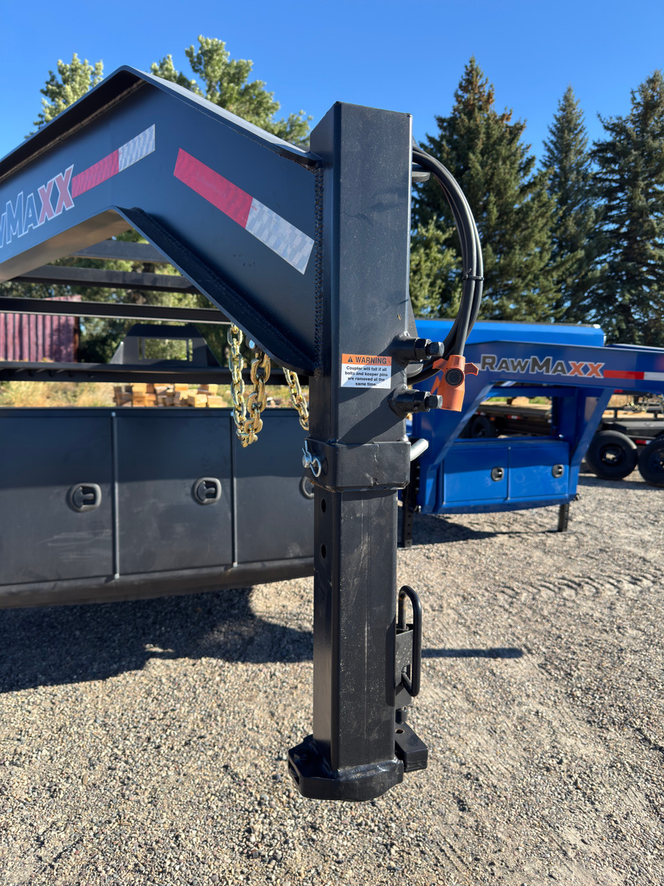 Raw Maxx Trailers 2027 GTX 100"X24' Car Hauler Tilt Trailer | Tandem Axle 20K, Drive Over Fenders, Full Width Tongue Storage Cabinet, Deck Storage Cabinet, Winch Plate and Roller, Spare Tire Mount
