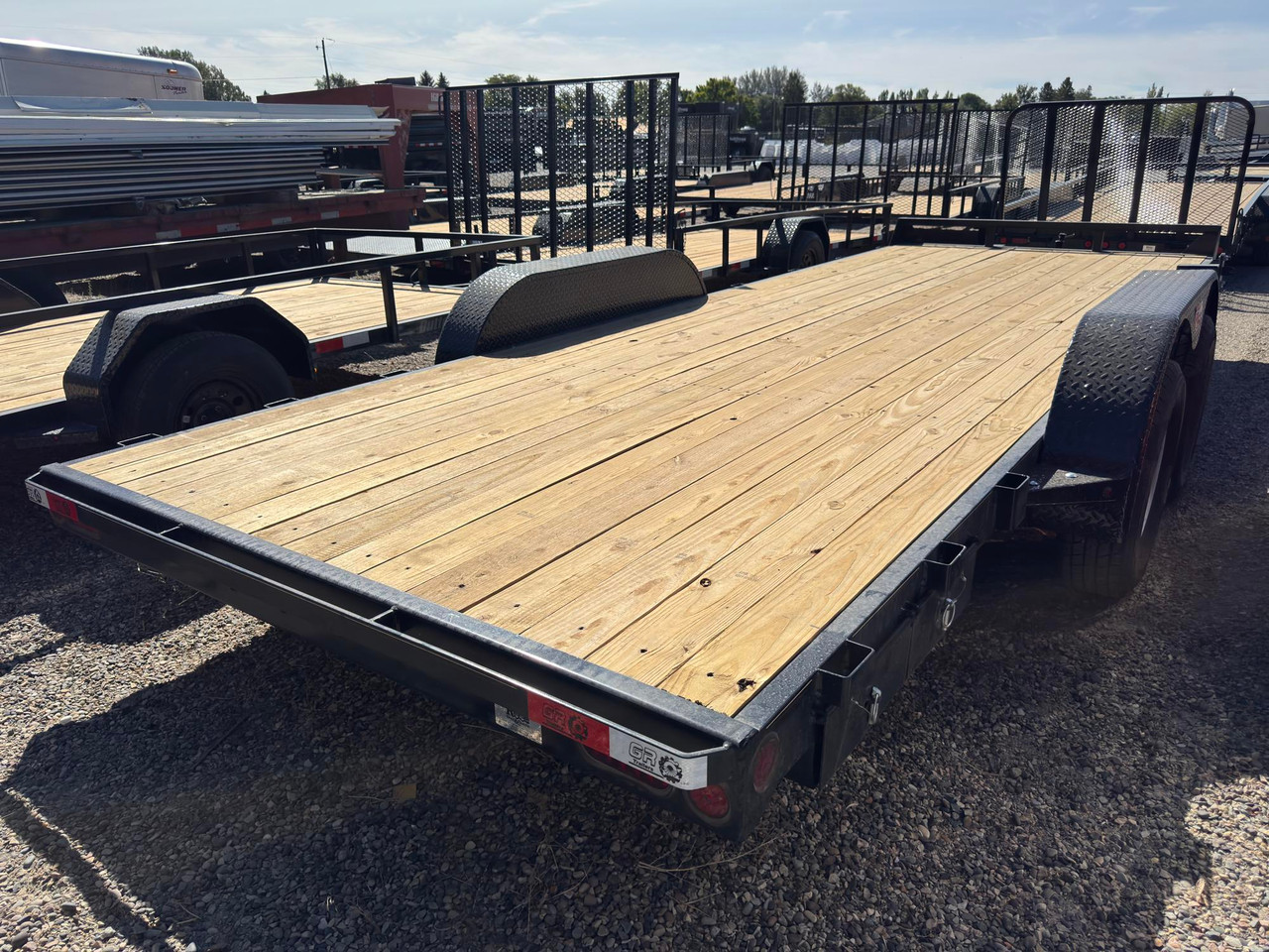 GR Trailers 2026 82"X20' Car Hauler Trailer | Tandem Axle 7K, 5" Channel Frame, Straight Deck, Slide In Ramps