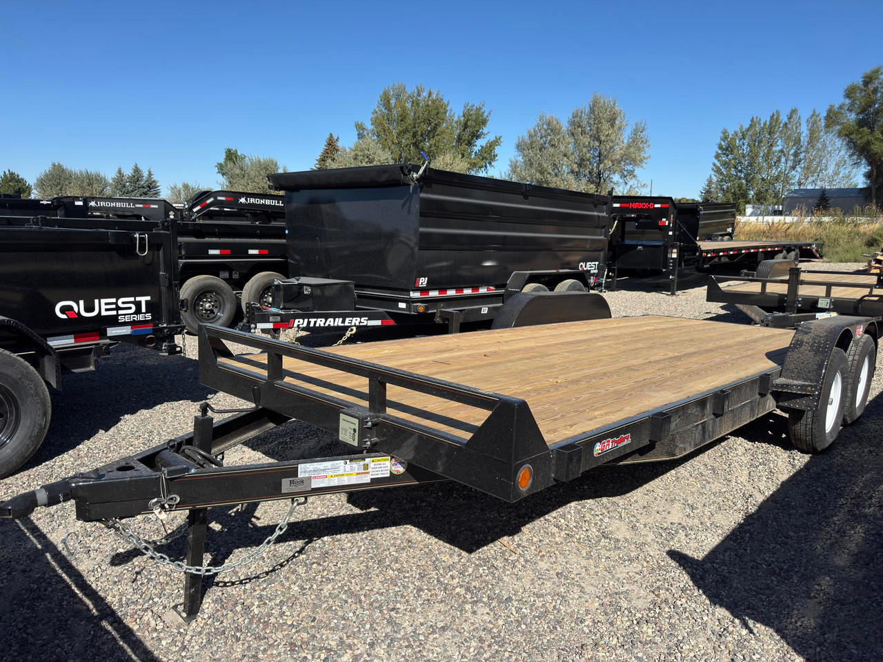 GR Trailers 2026 82"X20' Car Hauler Trailer | Tandem Axle 7K, 5" Channel Frame, Dovetail, Slide In Ramps