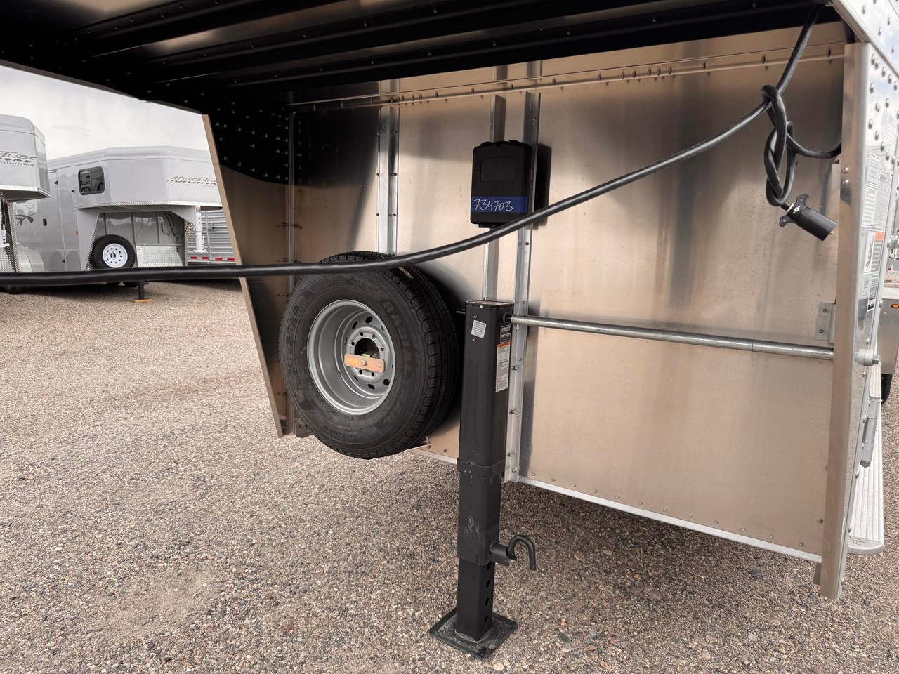 Wilson Trailers 2027 Punchside 84"X24' Stock Trailer | Tandem Axle 16K, Tie Loops Inside and out, Running Boards