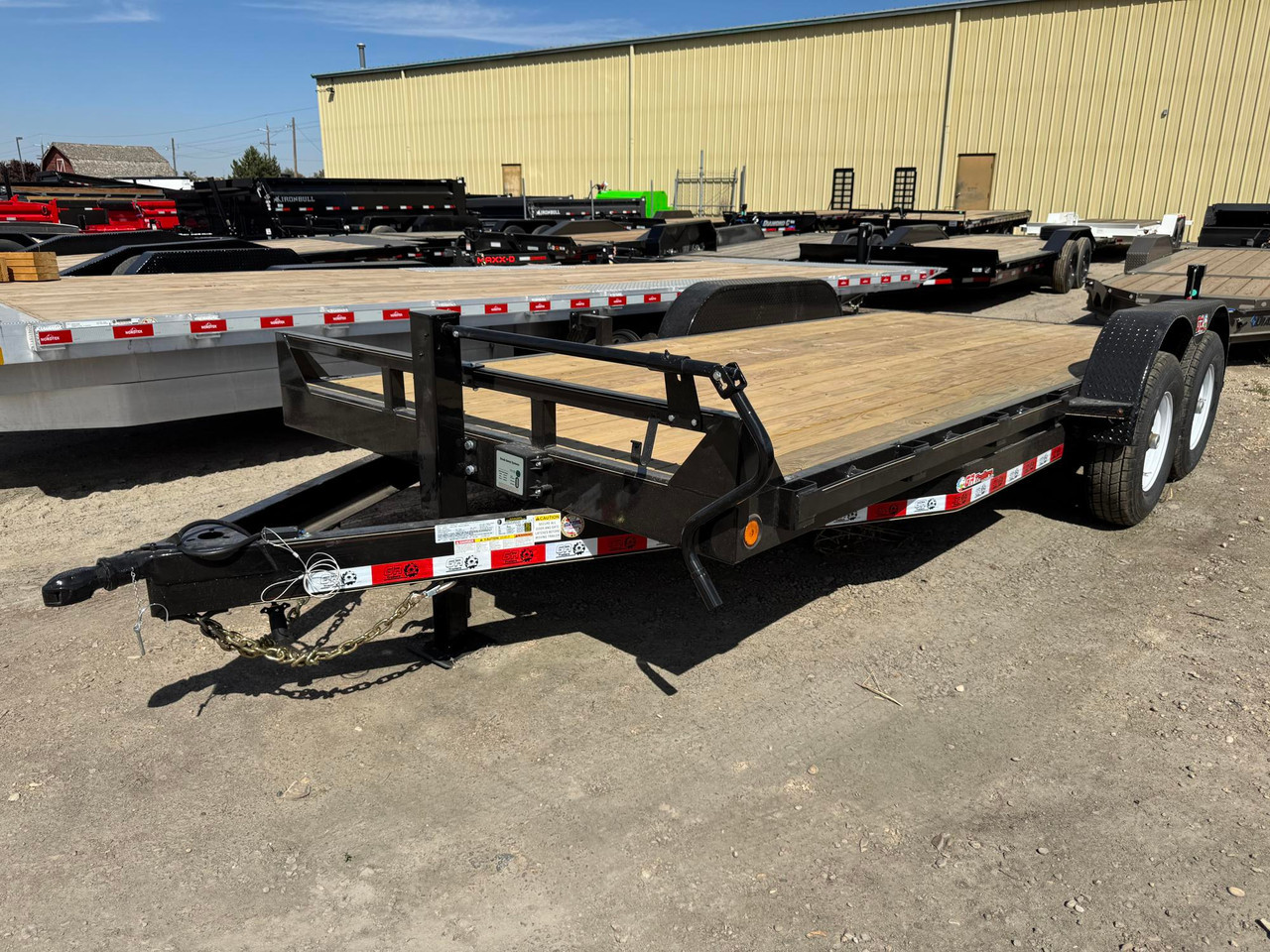 GR Trailers 2026 82"X18' Car Hauler Trailer | Tandem Axle 14K, 6" Channel Frame, Dovetail, Slide In Ramps