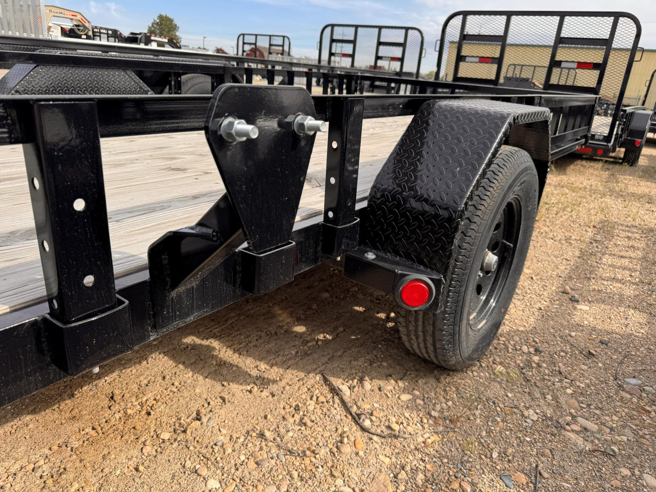 P.J. Trailers 2025 U7 77"X14' Utility Trailer | Single Axle, Rear Rampgate, ATV Side Load Ramps
