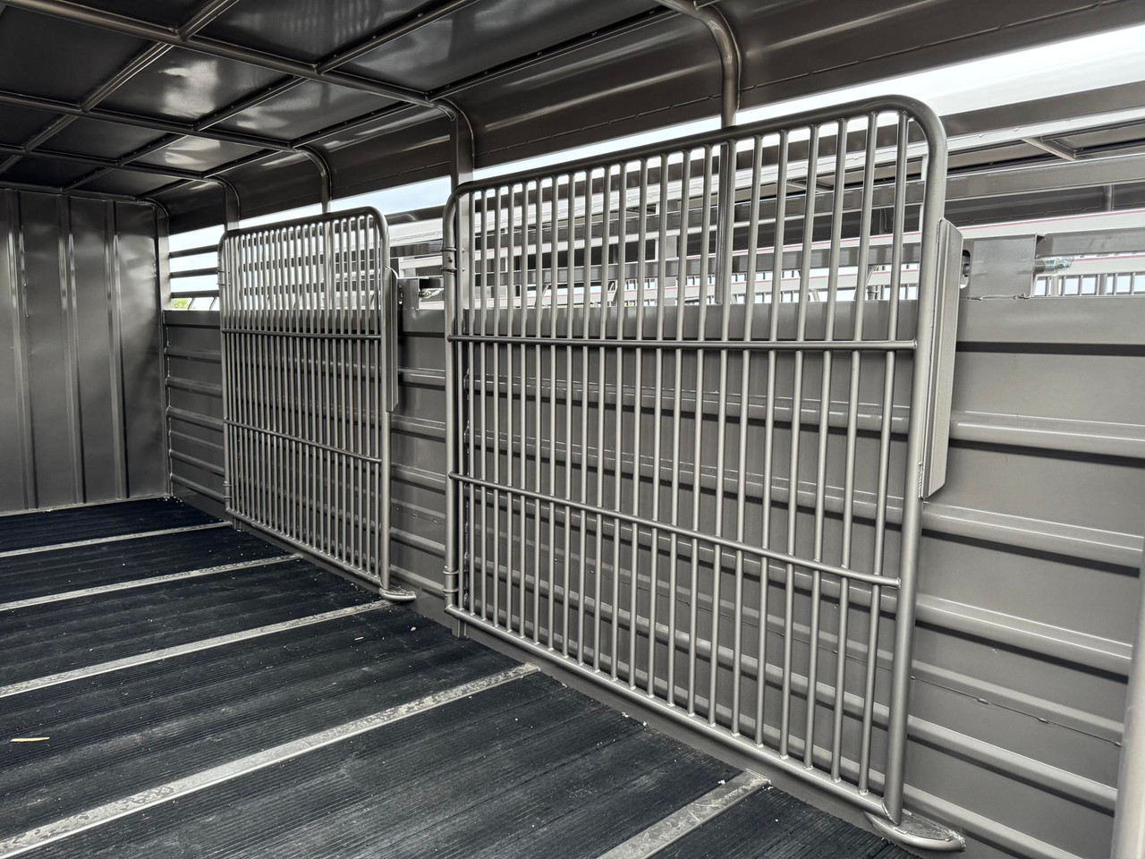 GR Trailers 2026 82"X24' Stock Combo Trailer | Tandem Axle 14K, SMOOTH RUBBER FLOOR, ESCAPE 48", 4' DOUBLE DOOR TACK, SWING OUT SADDLE RK, FULL SWING SLIDE REAR GATE