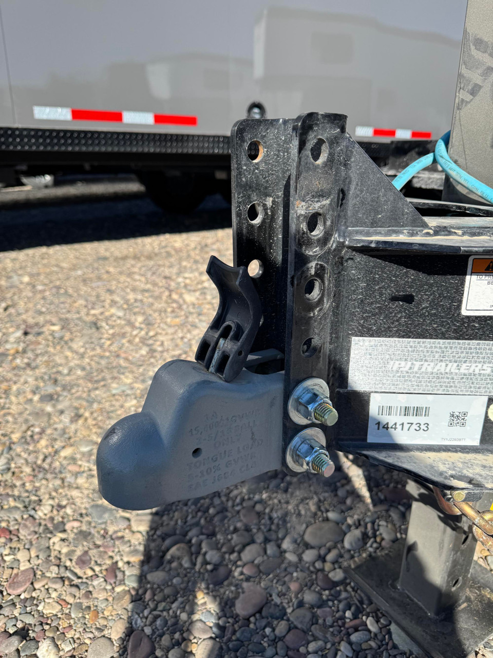 P.J. Trailers 2027 TY 83"X22' Equipment Tilt Trailer | Tandem Axle 14K, 8" I-Beam Frame, w/14 Ply Tires, Torsion Axles, 16' Tilt Deck, Plate for Winch