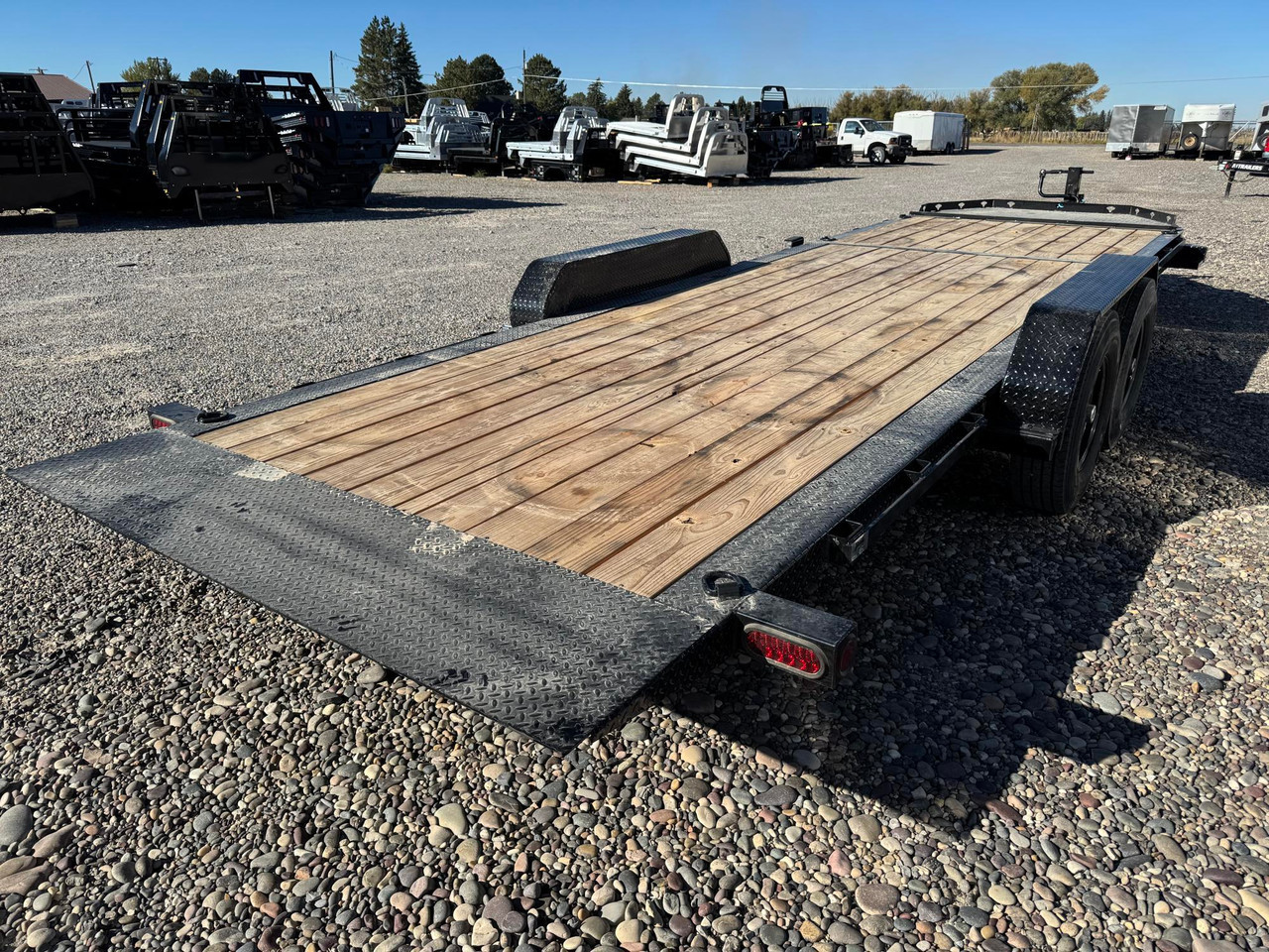 P.J. Trailers 2027 TY 83"X22' Equipment Tilt Trailer | Tandem Axle 14K, 8" I-Beam Frame, w/14 Ply Tires, Torsion Axles, 16' Tilt Deck