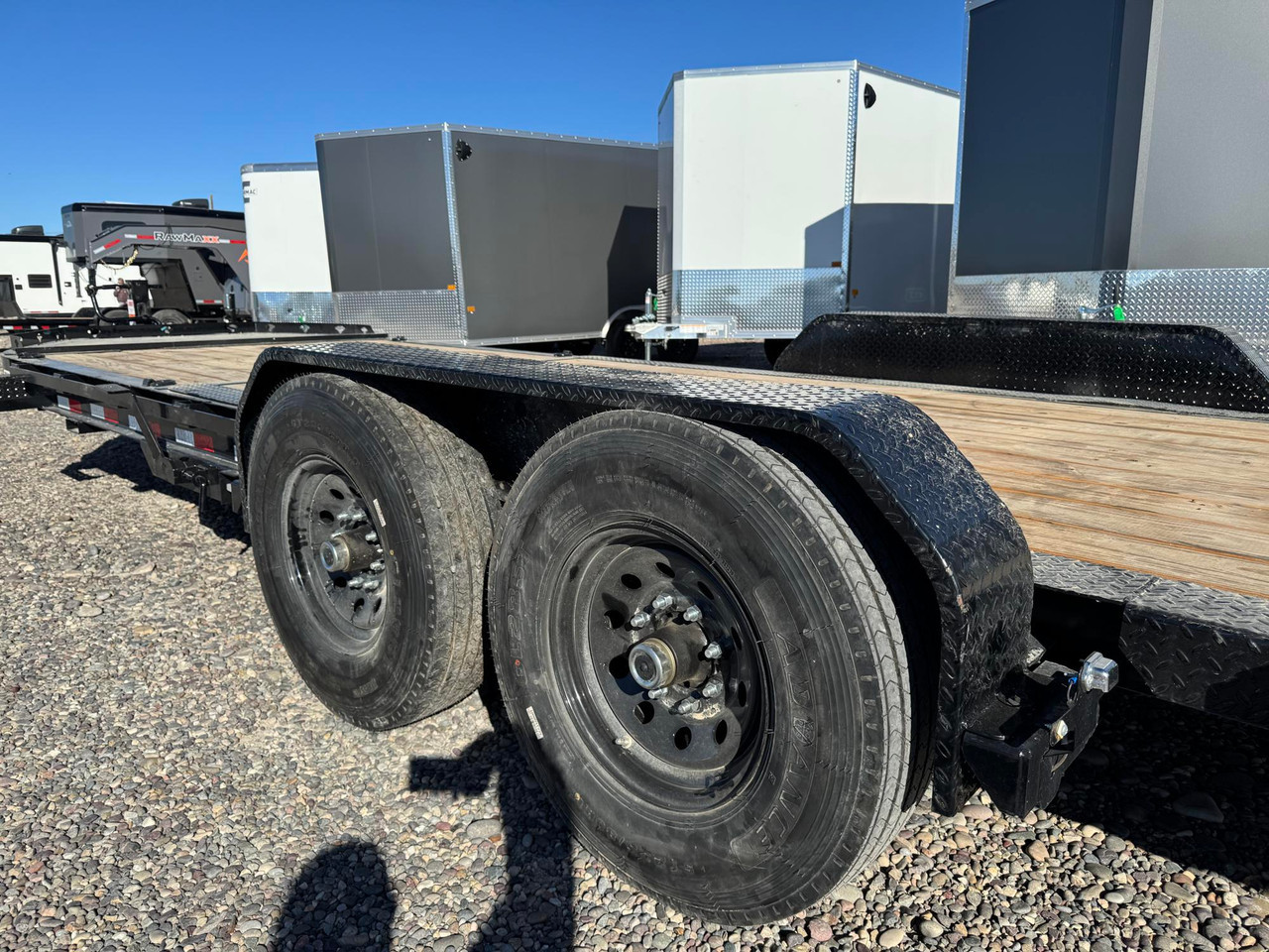 P.J. Trailers 2027 TY 83"X22' Equipment Tilt Trailer | Tandem Axle 14K, 8" I-Beam Frame, w/14 Ply Tires, Torsion Axles, 16' Tilt Deck