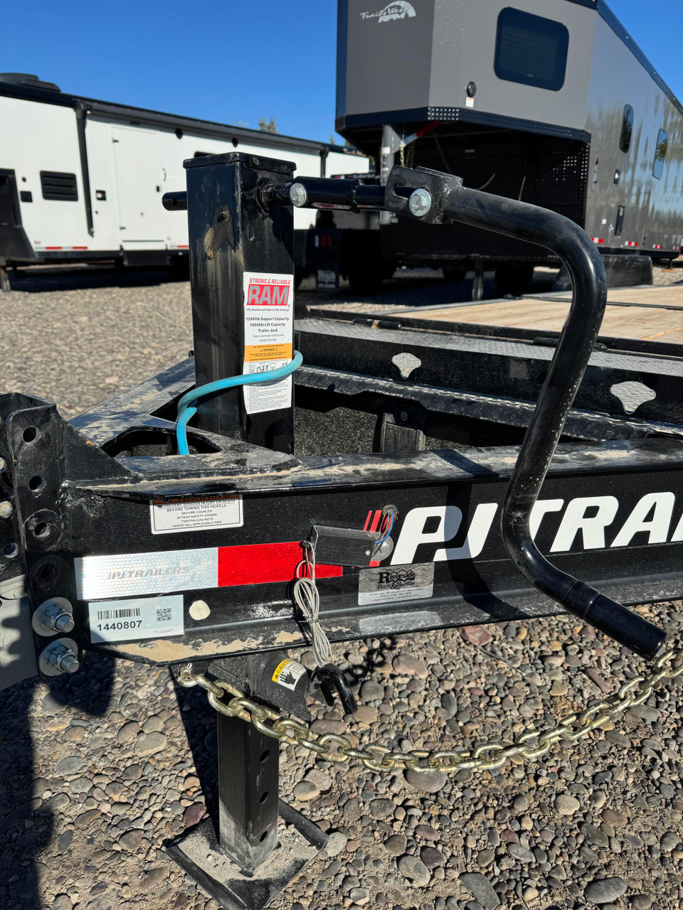 P.J. Trailers 2027 TY 83"X22' Equipment Tilt Trailer | Tandem Axle 14K, 8" I-Beam Frame, w/14 Ply Tires, Torsion Axles, 16' Tilt Deck