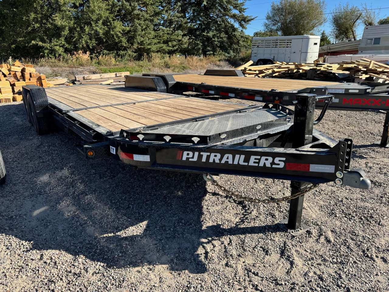 P.J. Trailers 2027 TY 83"X22' Equipment Tilt Trailer | Tandem Axle 14K, 8" I-Beam Frame, w/14 Ply Tires, Torsion Axles, 16' Tilt Deck