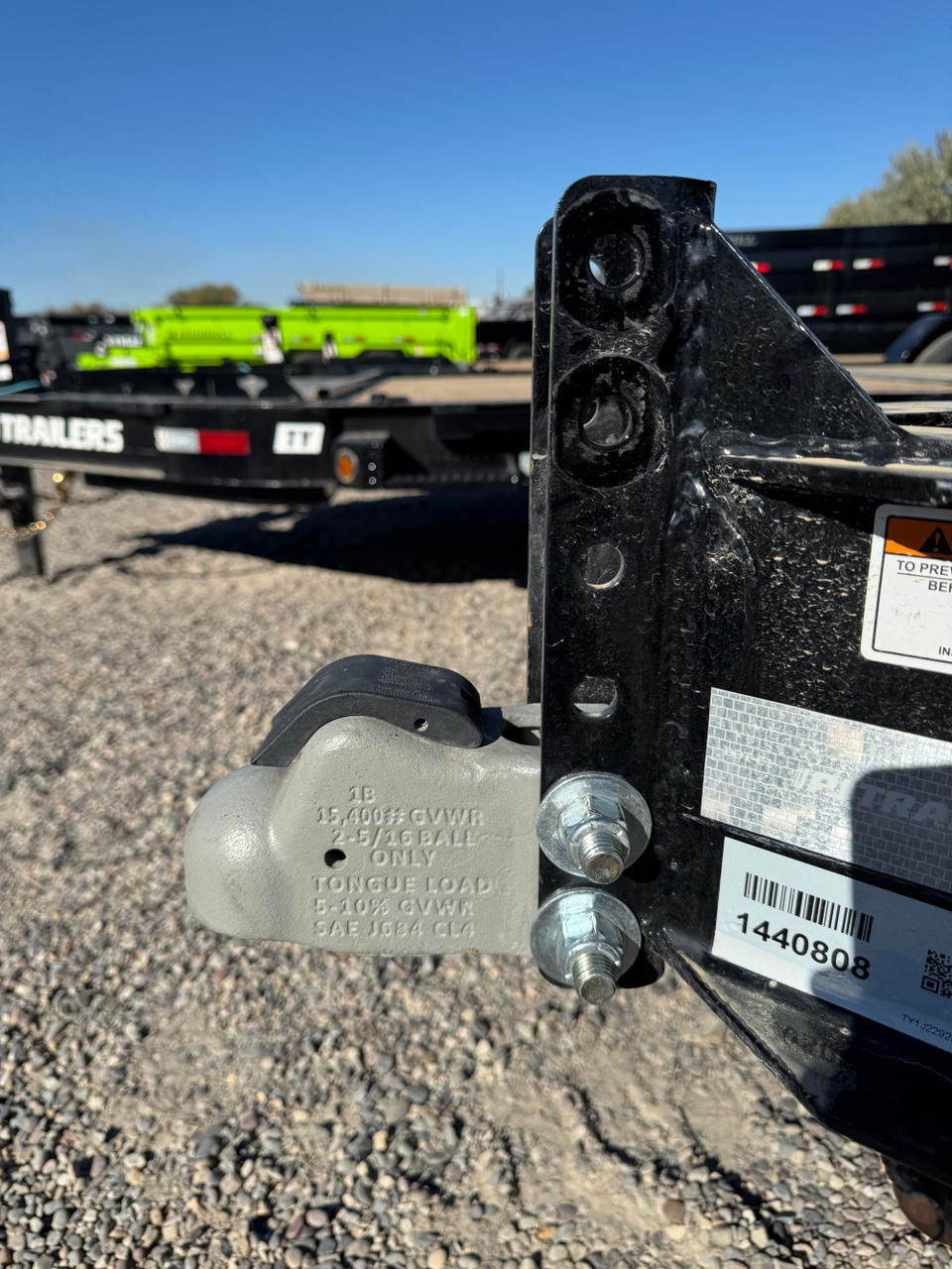 P.J. Trailers 2027 TY 83"X22' Equipment Tilt Trailer | Tandem Axle 14K, 8" I-Beam Frame, w/14 Ply Tires, Torsion Axles, 16' Tilt Deck