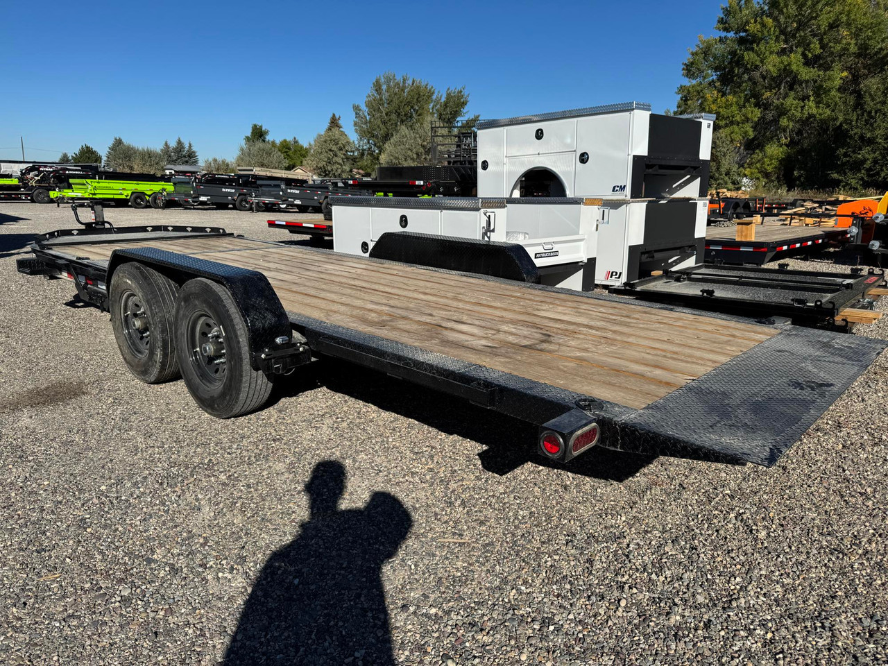 P.J. Trailers 2027 TY 83"X20' Equipment Tilt Trailer | Tandem Axle 14K, 8" I-Beam Frame, w/14 Ply Tires, Torsion Axles, 16' Tilt Deck