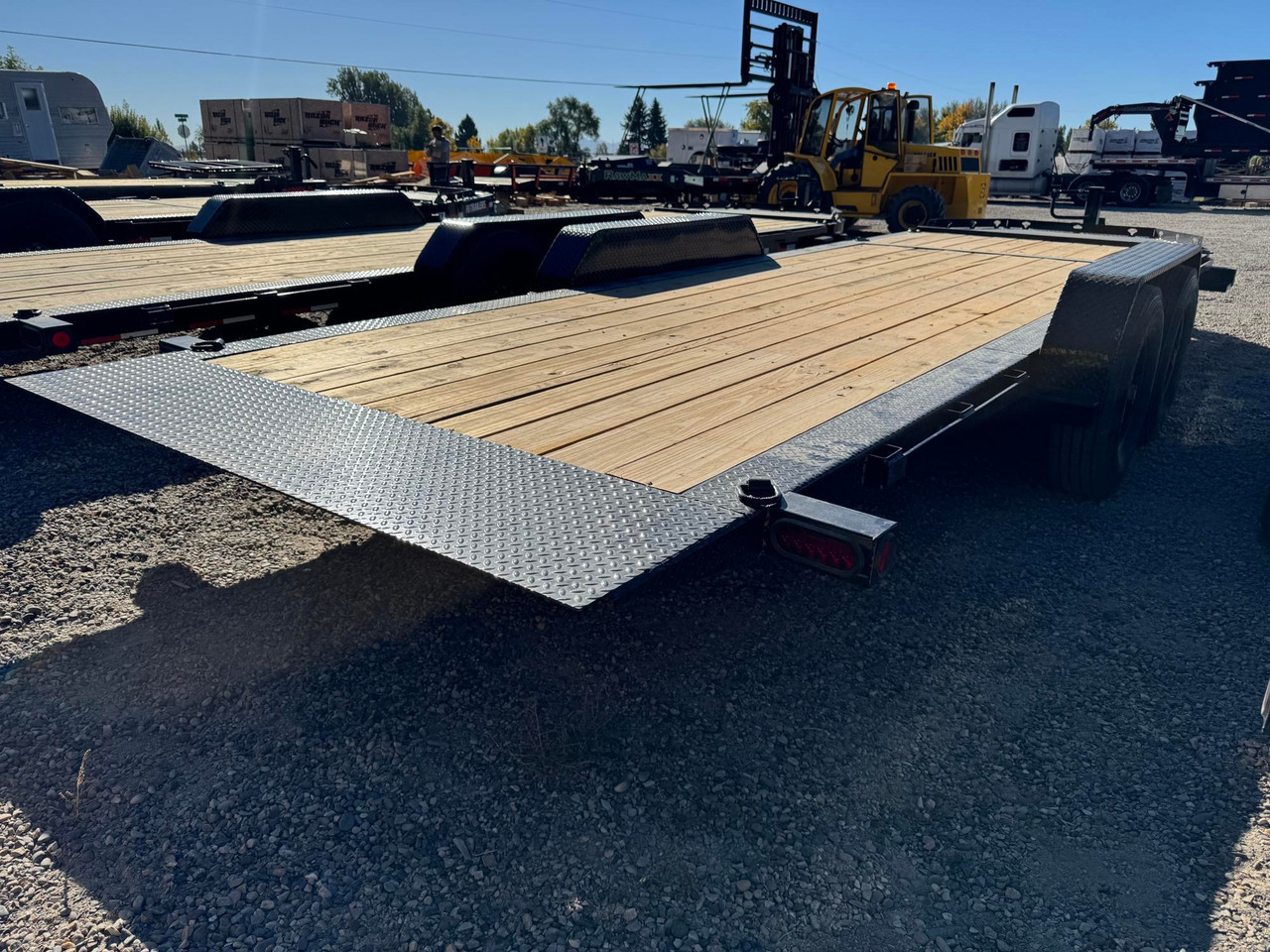 P.J. Trailers 2027 TY 83"X20' Equipment Tilt Trailer | Tandem Axle 16K, 8" I-Beam Frame, w/14 Ply Tires, Torsion Axles, 16' Tilt Deck, Oil Bath Hubs