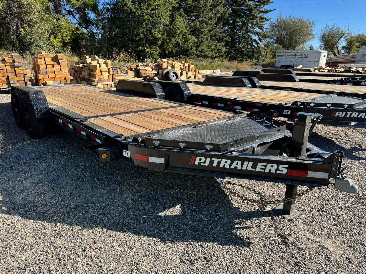 P.J. Trailers 2027 TY 83"X20' Equipment Tilt Trailer | Tandem Axle 14K, 8" I-Beam Frame, Torsion Axles, 16' Tilt Deck