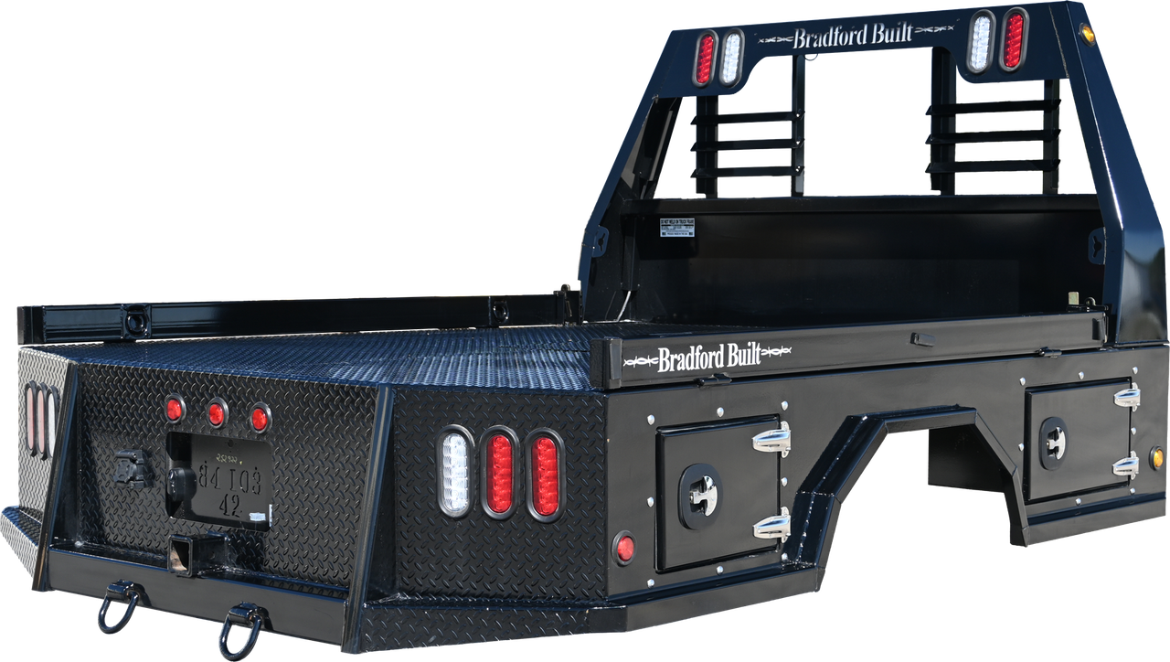 Bradford 4-Box Utility Pickup Flatbed | Multiple Bed Sizes