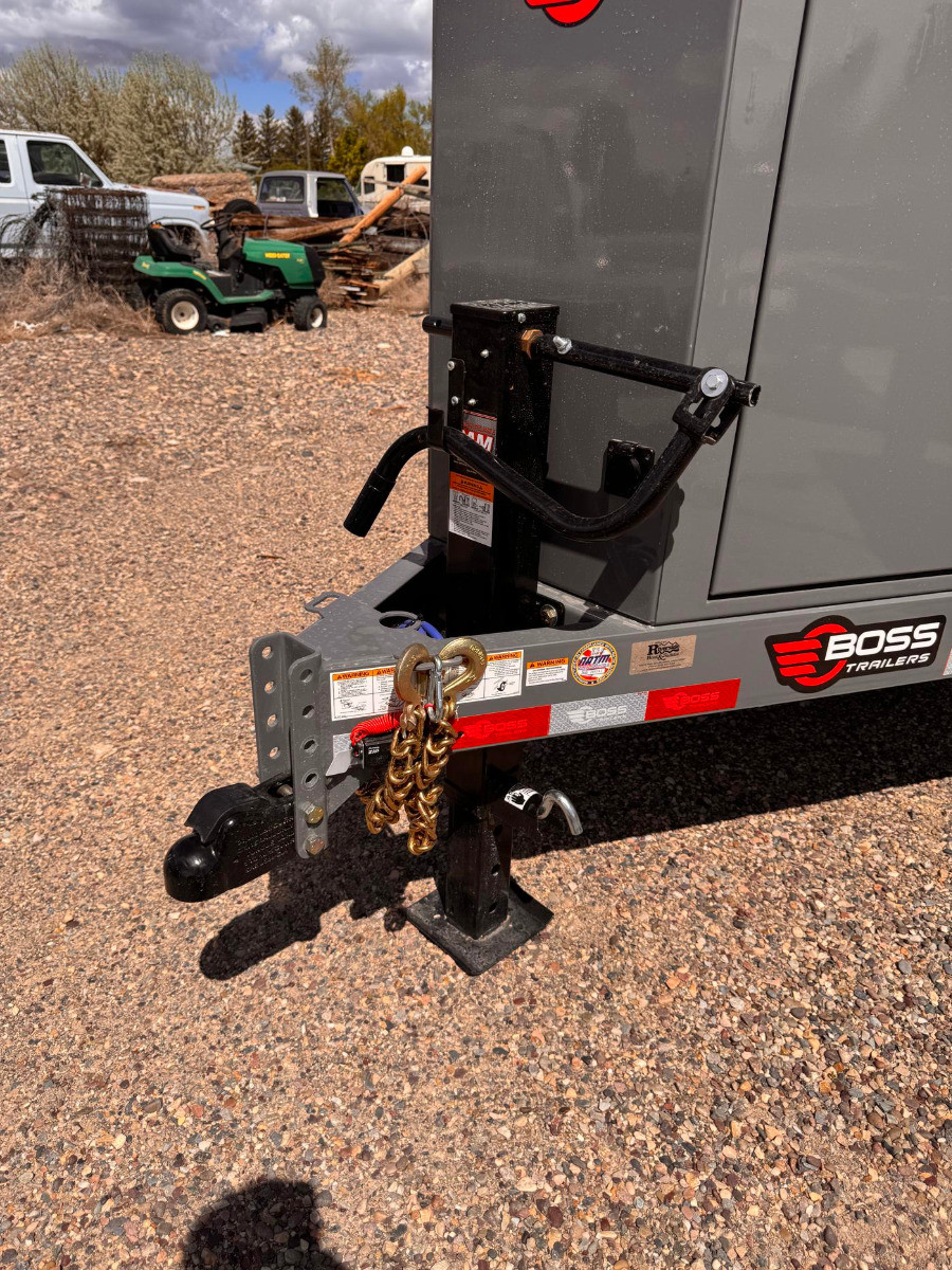 Boss Trailers 2026 990 Gallon Refueling Trailer | Tandem Axle 14K, 990 Gallon Tank, 25 GPM Pump, Large Enclosure, Light Tower, Rear Cabinent, (Farm Use Only)
