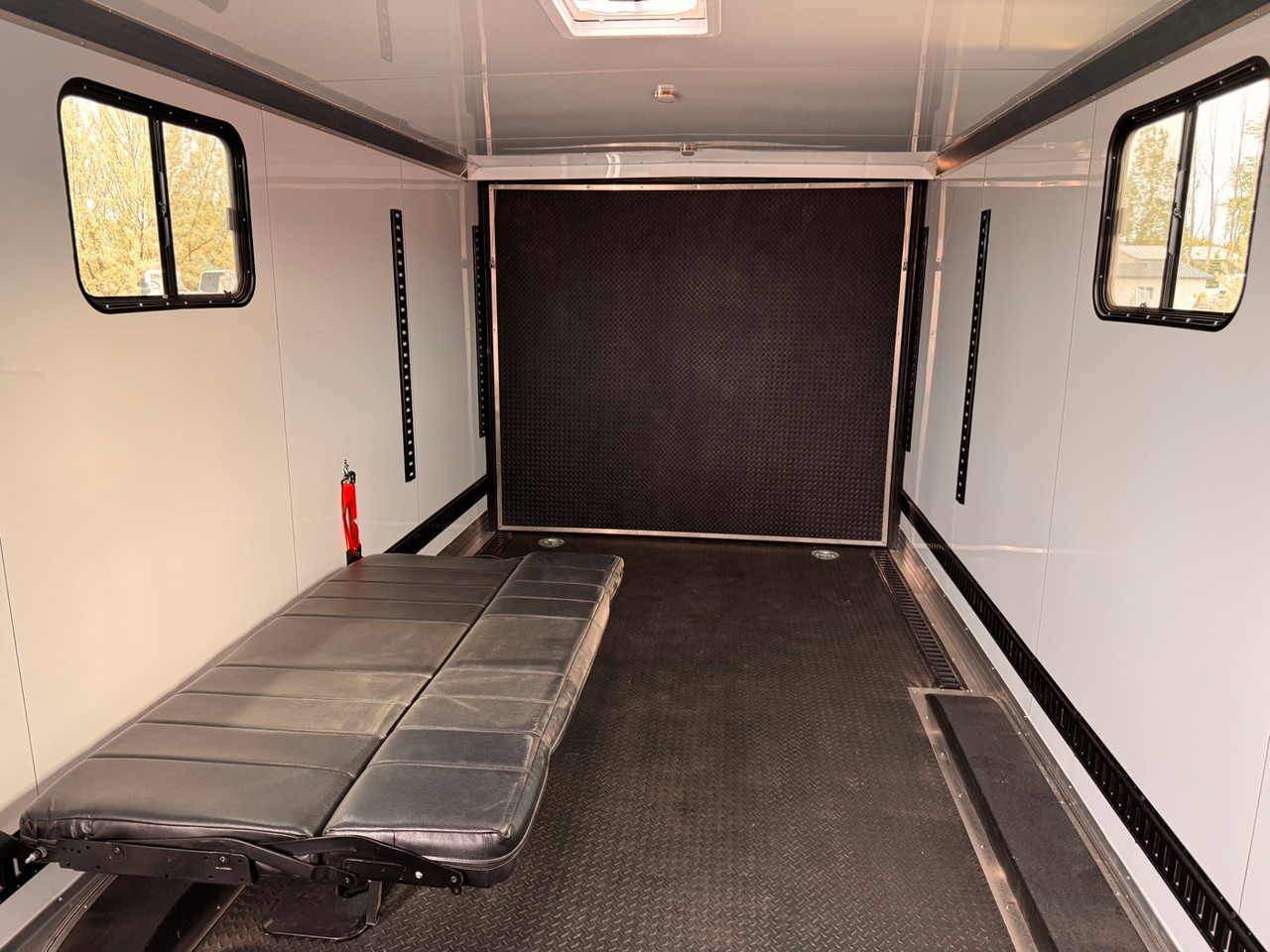 Charmac Trailers 2025 CARGO MOTO 28' Powersports Trailer | Tandem Axle 14K, Kitchen, Water/Shower, 30Amp Power Center, Dual Heaters, Hydraulic Jack