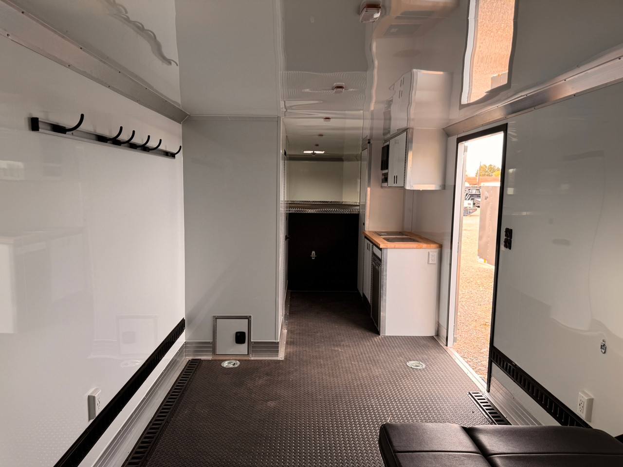 Charmac Trailers 2025 CARGO MOTO 28' Powersports Trailer | Tandem Axle 14K, Kitchen, Water/Shower, 30Amp Power Center, Dual Heaters, Hydraulic Jack