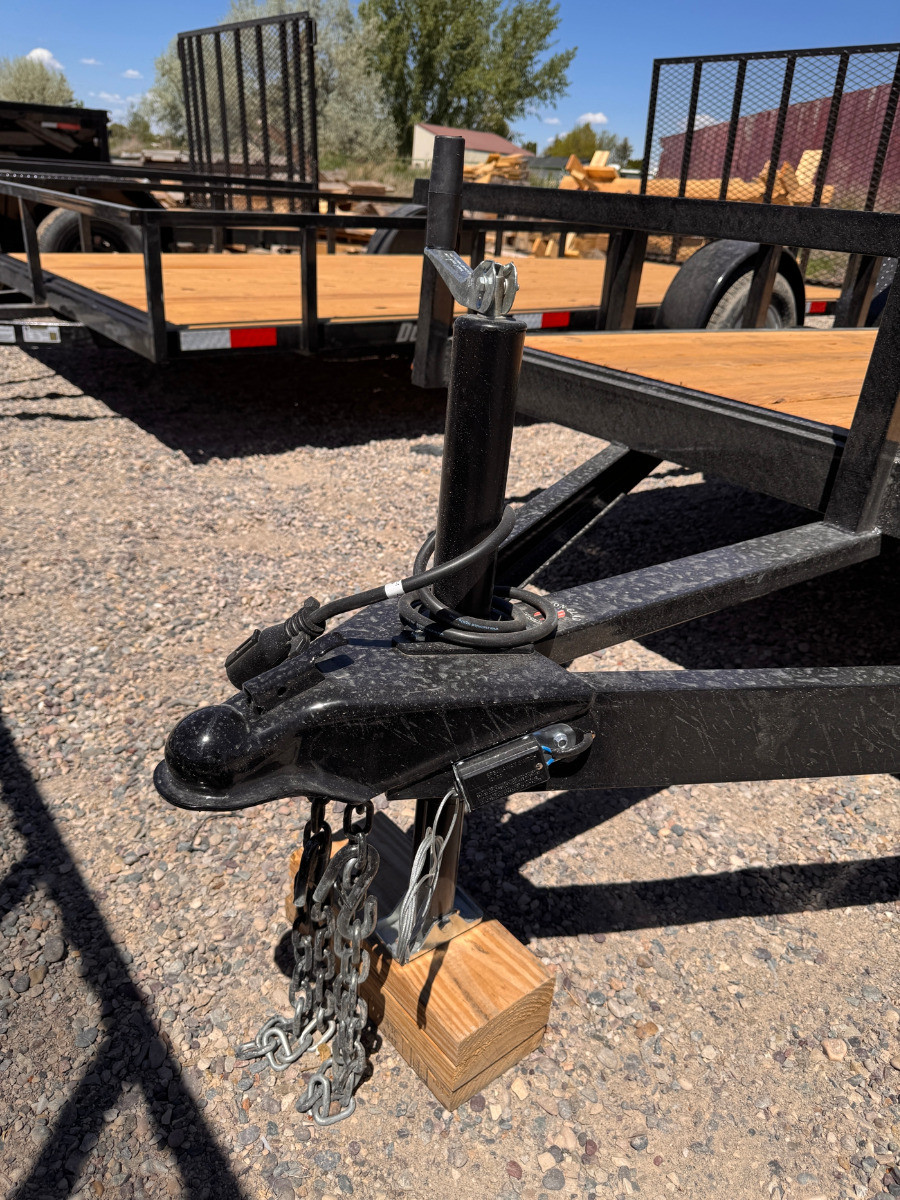 Dutton Trailers 2026 DT 84"X16' Utility Trailer | Tandem Axle 7K, Rear Ramp Gate, Tube Top Rail, LED Lights, Radial 8 Ply Tires