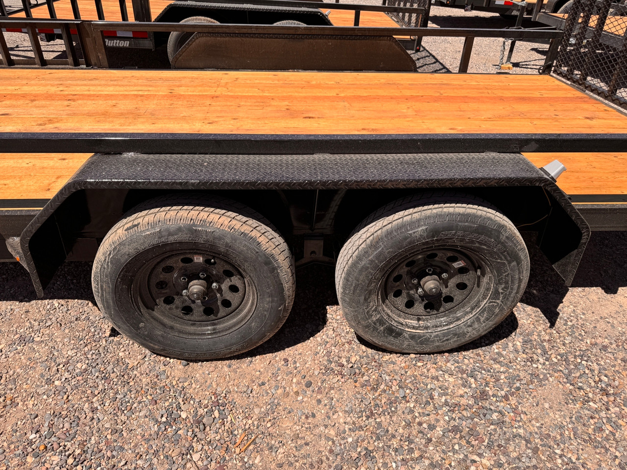 Dutton Trailers 2026 DT 84"X16' Utility Trailer | Tandem Axle 7K, Rear Ramp Gate, ATV Side Load Ramps, Tube Top Rail, LED Lights