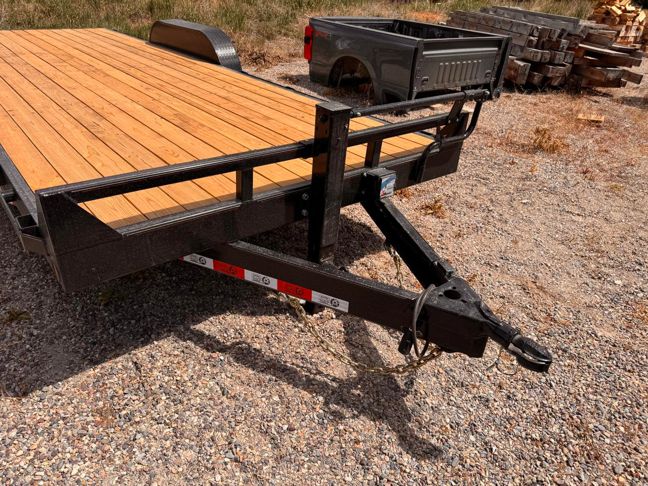 GR Trailers 2026 82"X20' Equipment Trailer | Tandem Axle 14K, 6" Channel Frame, Straight Deck, Slide In Ramps