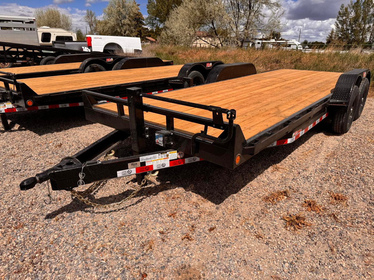 GR Trailers 2026 82"X20' Equipment Trailer | Tandem Axle 14K, 6" Channel Frame, Straight Deck, Slide In Ramps