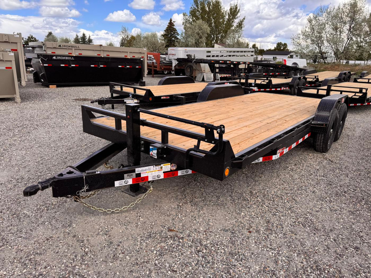 GR Trailers 2026 82"X20' Equipment Trailer | Tandem Axle 14K, 6" Channel Frame, Dovetail Deck, Slide In Ramps