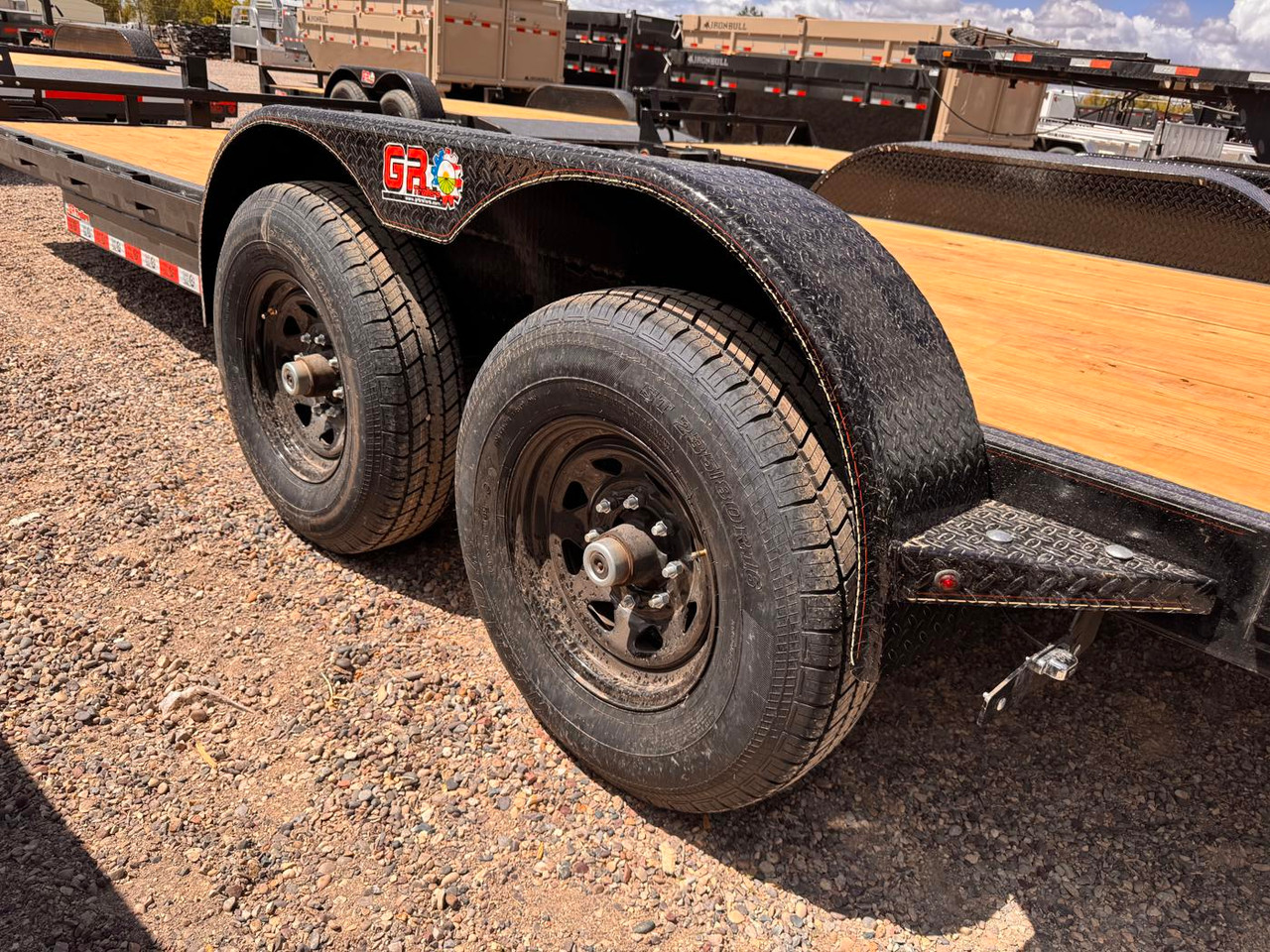 GR Trailers 2026 82"X22' Equipment Trailer | Tandem Axle 14K, 6" Channel Frame, Dovetail Deck, Slide In Ramps