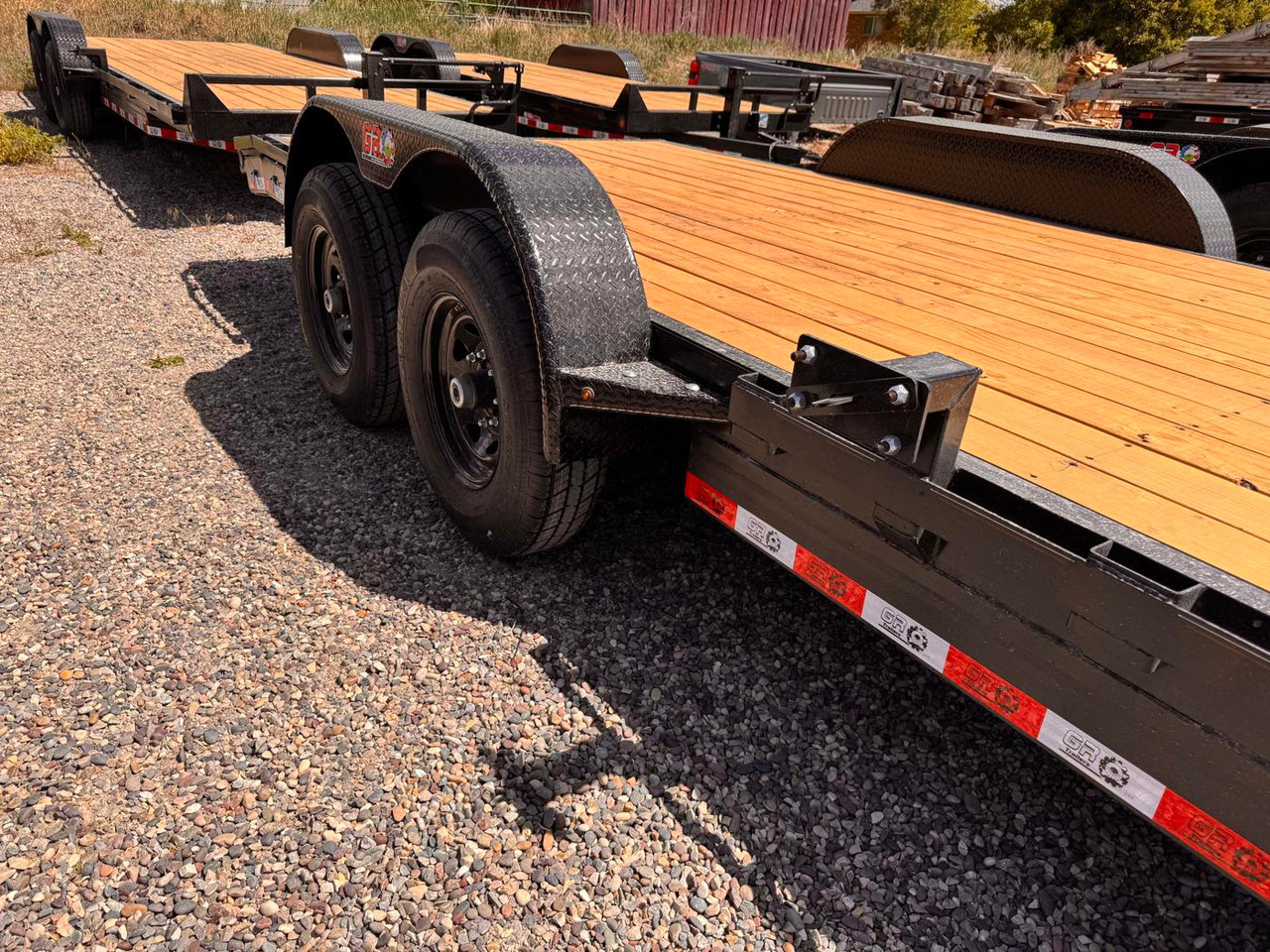GR Trailers 2026 82"X22' Equipment Trailer | Tandem Axle 14K, 6" Channel Frame, Dovetail Deck, Slide In Ramps