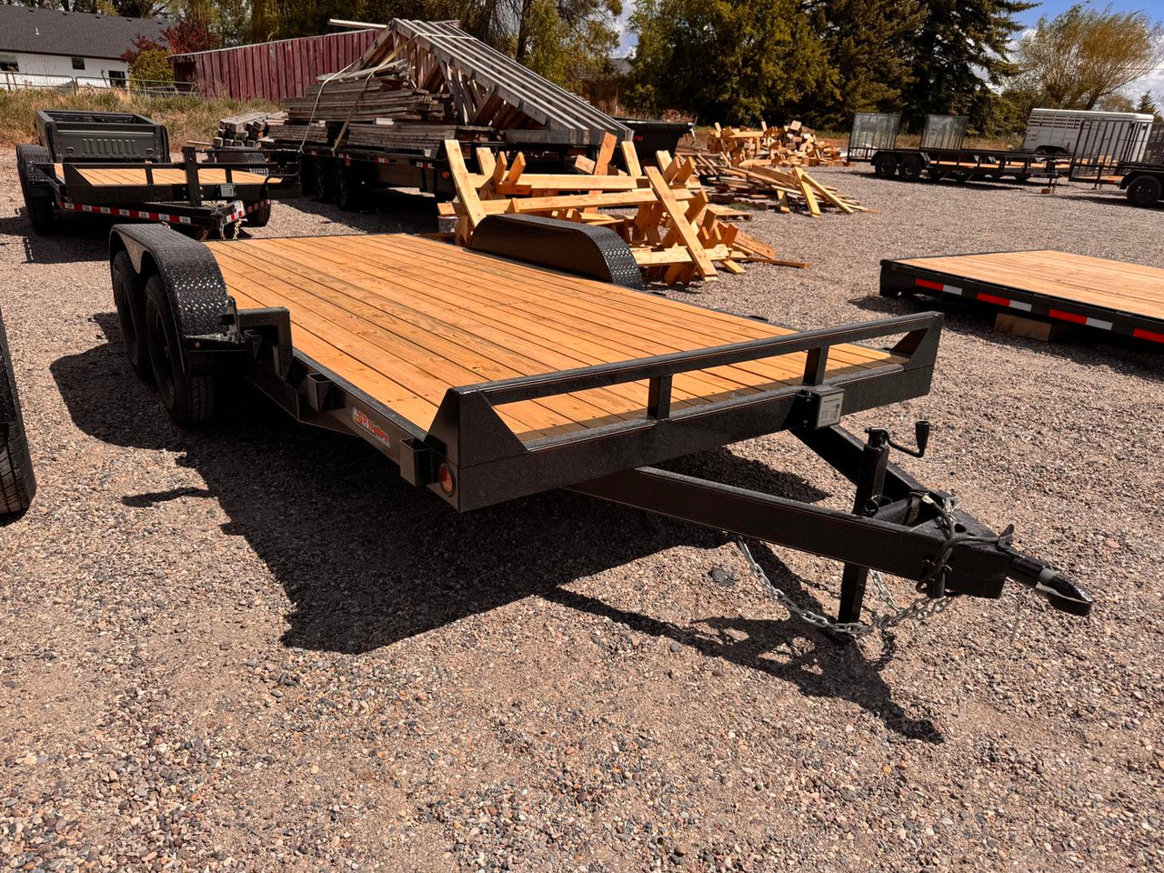 GR Trailers 2026 82"X18' Equipment Trailer | Tandem Axle 7K, 5" Channel Frame, Straight Deck, Slide In Ramps