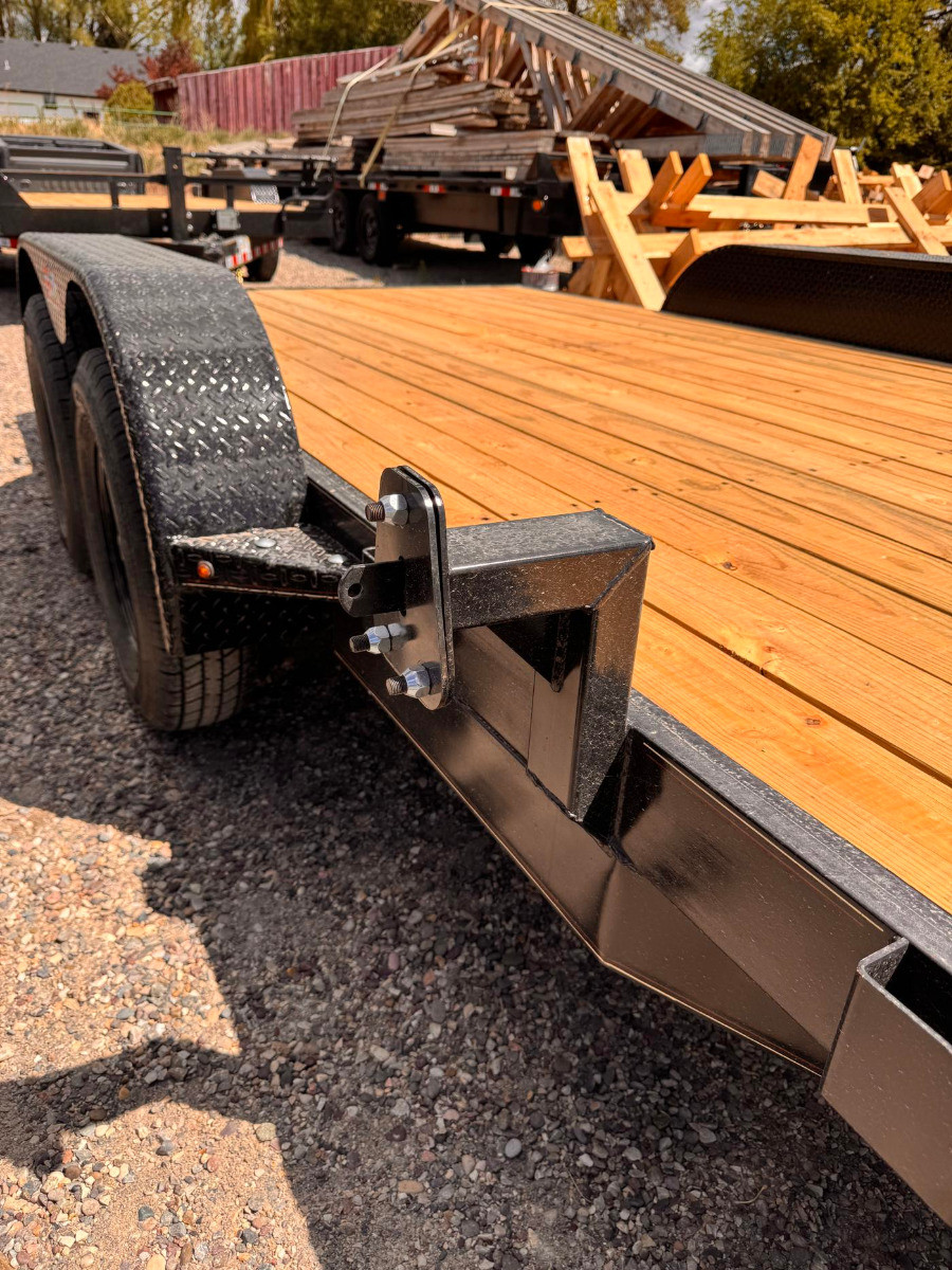 GR Trailers 2026 82"X18' Equipment Trailer | Tandem Axle 7K, 5" Channel Frame, Straight Deck, Slide In Ramps