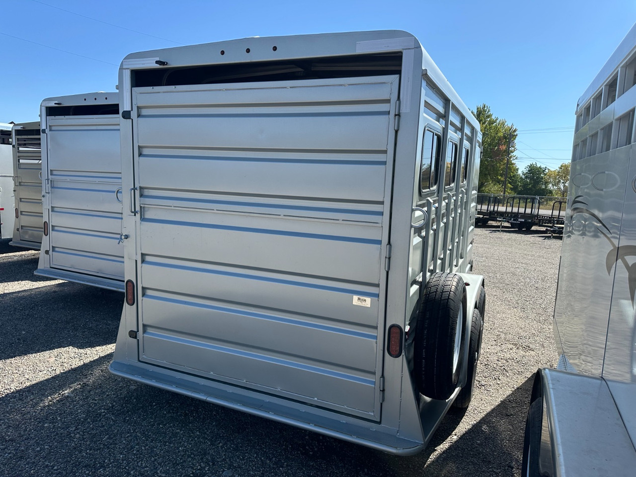 GR Trailers 2024 72"X16' Horse Trailer | Tandem Axle, 3-Horse Slant Enclosed, Drop Feed Windows, Walk-In Tack, Drop Axles