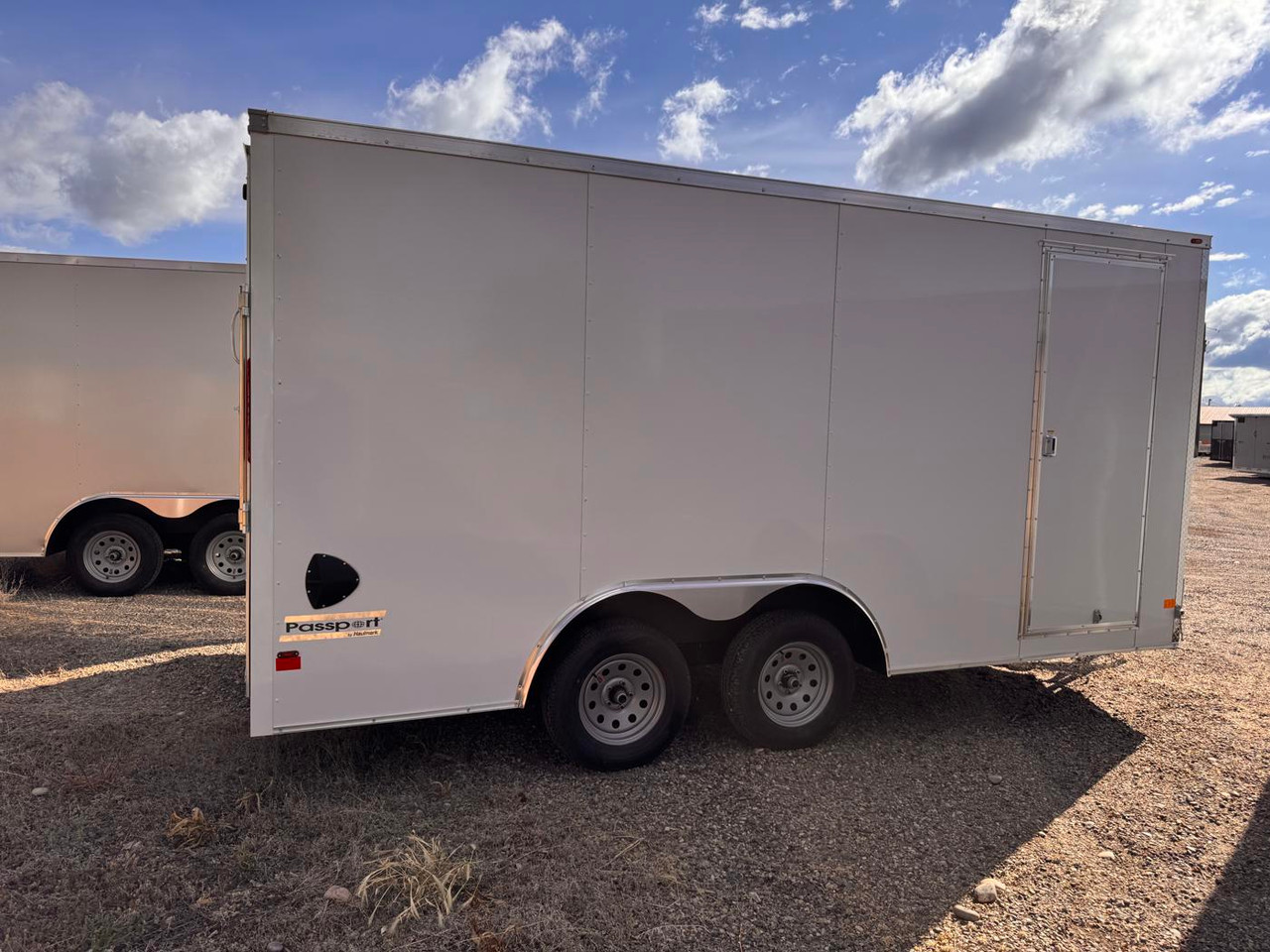 Haulmark Trailers 2026 PASSPORT 102"X16' V-Nose Cargo Trailer | Tandem Axle 7K, 7' Tall, Rear Ramp Door, Passenger Side Door