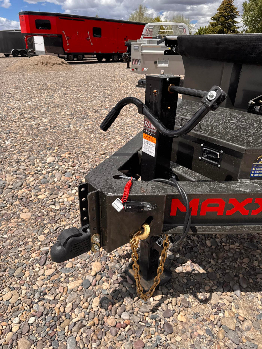 Maxx-D Trailers 2027 DTX 83"X16' Telescopic Dump Trailer | Tandem Axle 15.6K, 24" Sides, Wireless Remote, 8" I-Beam Frame, Tarp Kit, Slide In Ramps, Spreader Gate