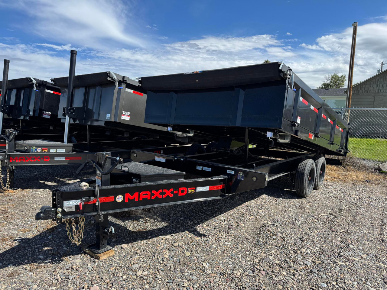 Maxx-D Trailers 2026 D9X 96"X16' Deckover Dump Trailer | Tandem Axle 17.5K, 10 Gauge Floor/Sides, 24" Sides, Wireless Remote