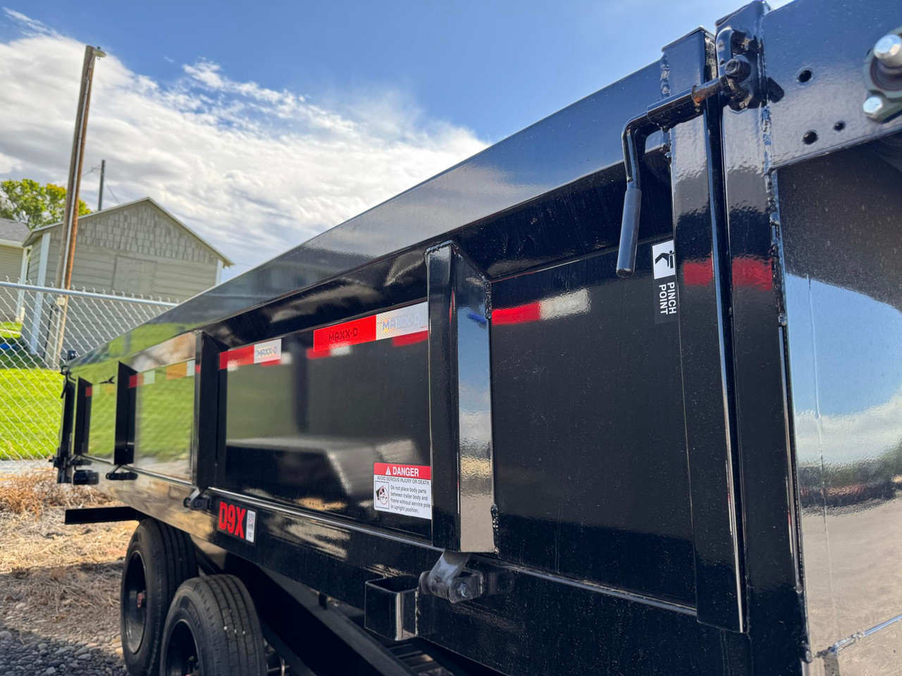Maxx-D Trailers 2026 D9X 96"X16' Deckover Dump Trailer | Tandem Axle 17.5K, 10 Gauge Floor/Sides, 24" Sides, Wireless Remote