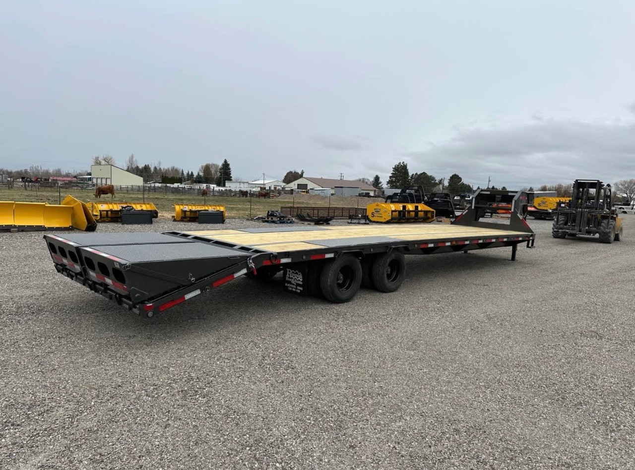Maxx-D Trailers 2025 LDX 102"X30' Flatbed Trailer | Tandem Axle 25.99K, Engineered I-Beam, Winch Mount, Maxx Ramps, HDSS Suspension, Dual Jacks, Dual Tires