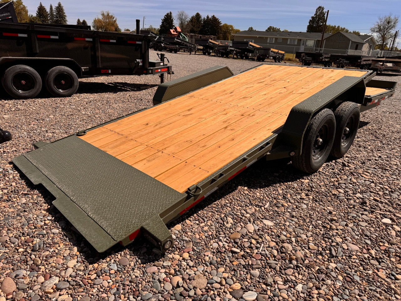 Maxx-D Trailers 2026 G6B 83"X22' Low Profile Equipment Trailer | Tandem Axle 14K, 16' Tilt Deck, 6' Stationary Deck, Locking Tongue Box, Adjustable Channel Coupler, 12k Jack