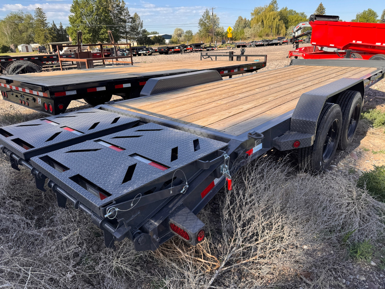 Iron Bull Trailers 2026 EWB 84"X22' Equipment Trailer | Tandem Axle 16K, 8" I-Beam, 16" OC Crossmembers, Dovetail, Rampage Ramps, XL Toolbox