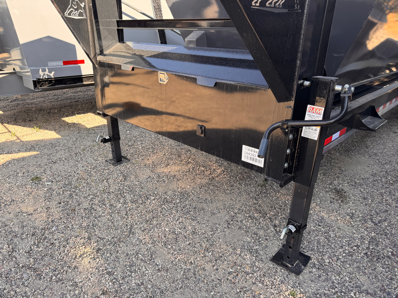 Iron Bull Trailers 2025 DBG 20' Roll Off Trailer | Tandem Axle 16K, Enclosed 20K Winch, Dual Jacks, Tool Box, Solar Charging  (Frame Only)