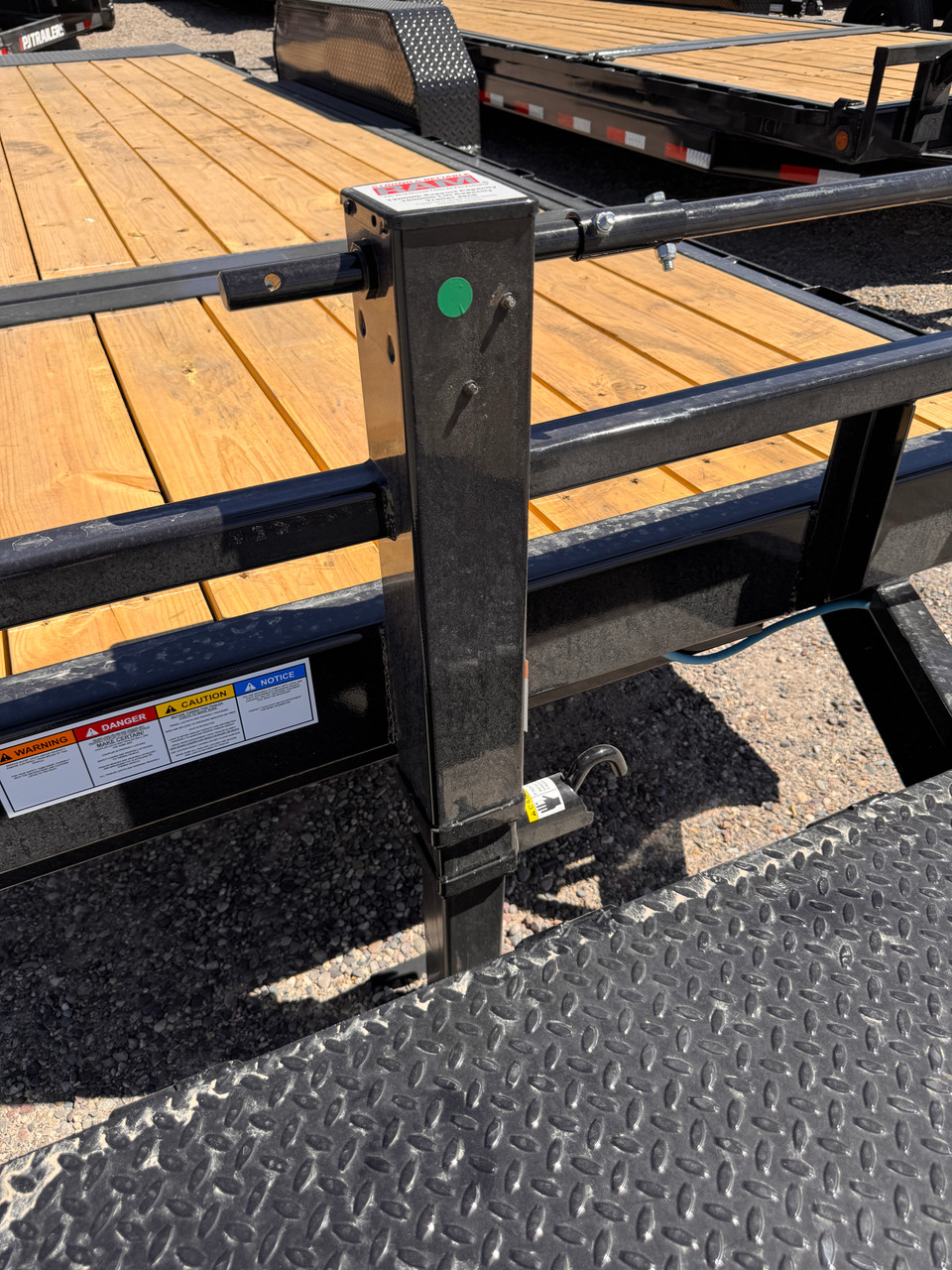 P.J. Trailers 2027 T6 83"X20' Car Hauler Gravity Tilt Trailer | Tandem Axle 14K, 16' Tilt Deck, 4' Stationary, Fork Holders, Torsion Axles, Locking Lid, Bolt On Steel Fenders