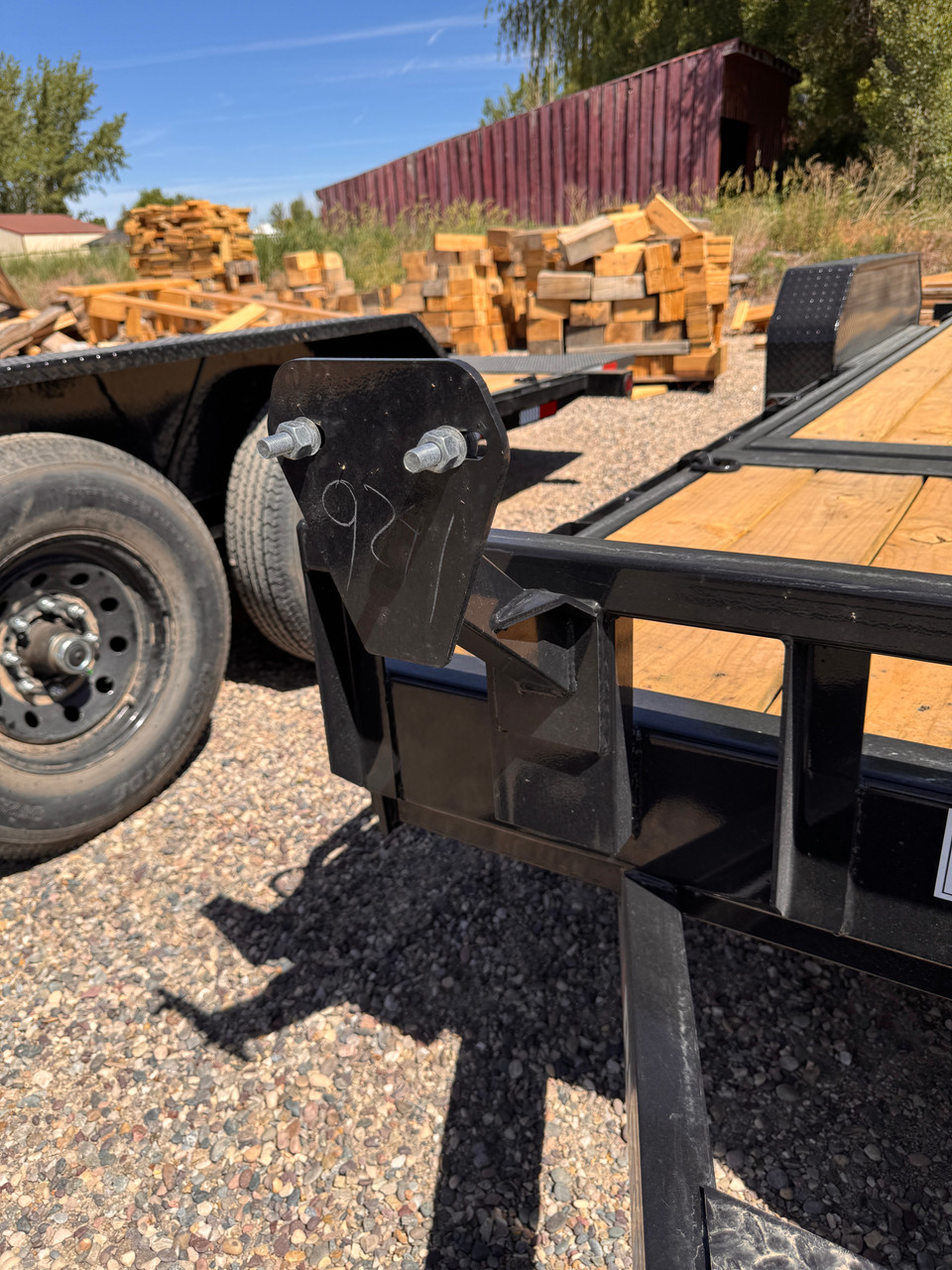 P.J. Trailers 2027 T6 83"X20' Car Hauler Gravity Tilt Trailer | Tandem Axle 14K, 16' Tilt Deck, 4' Stationary, Fork Holders, Torsion Axles, Locking Lid, Bolt On Steel Fenders