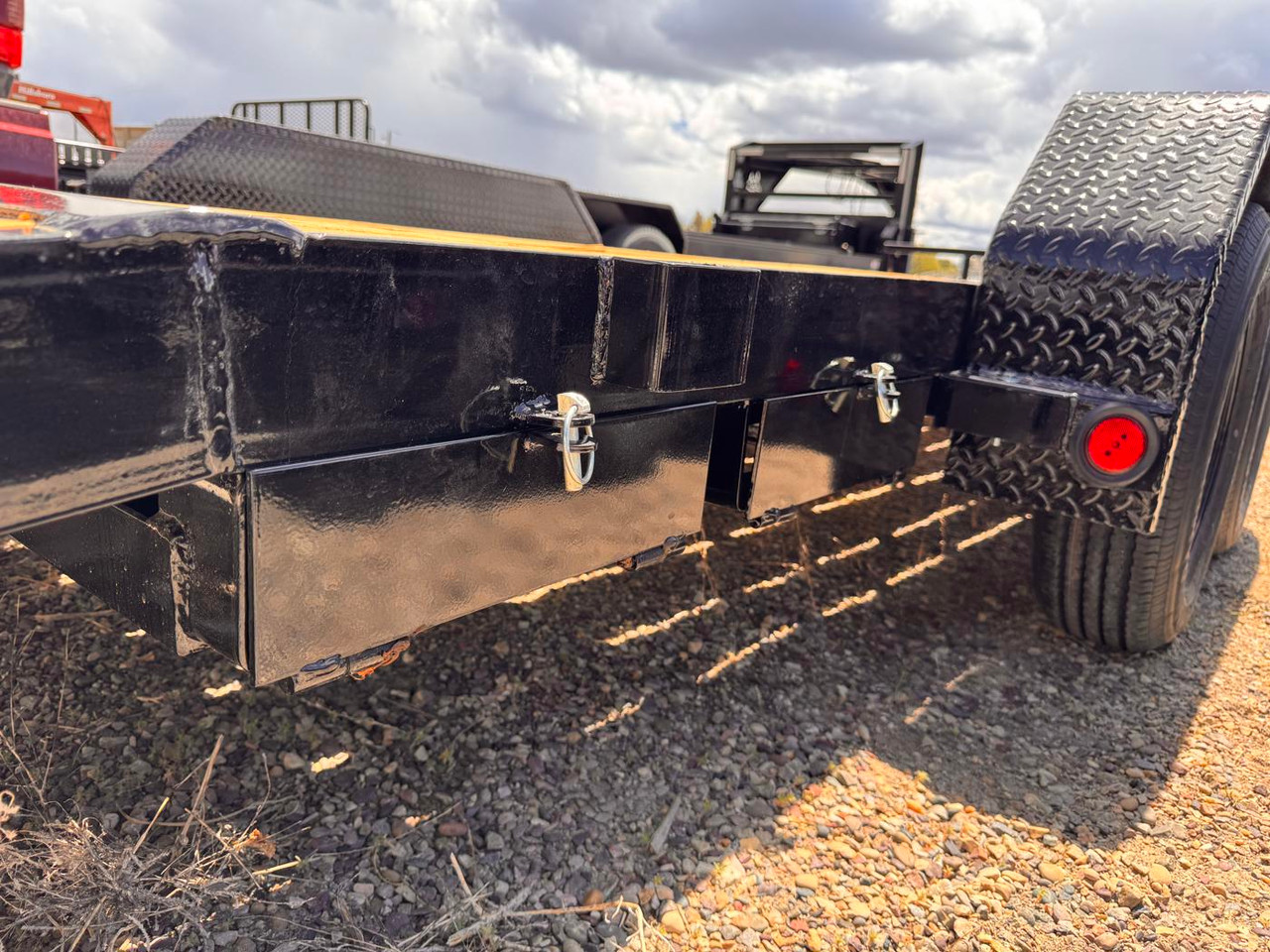 P.J. Trailers 2026 C4 20' Car Hauler Trailer | Tandem Axle 7K, Dovetail, Slide In Ramps, Bolt On Diamond Plate Steel Fenders