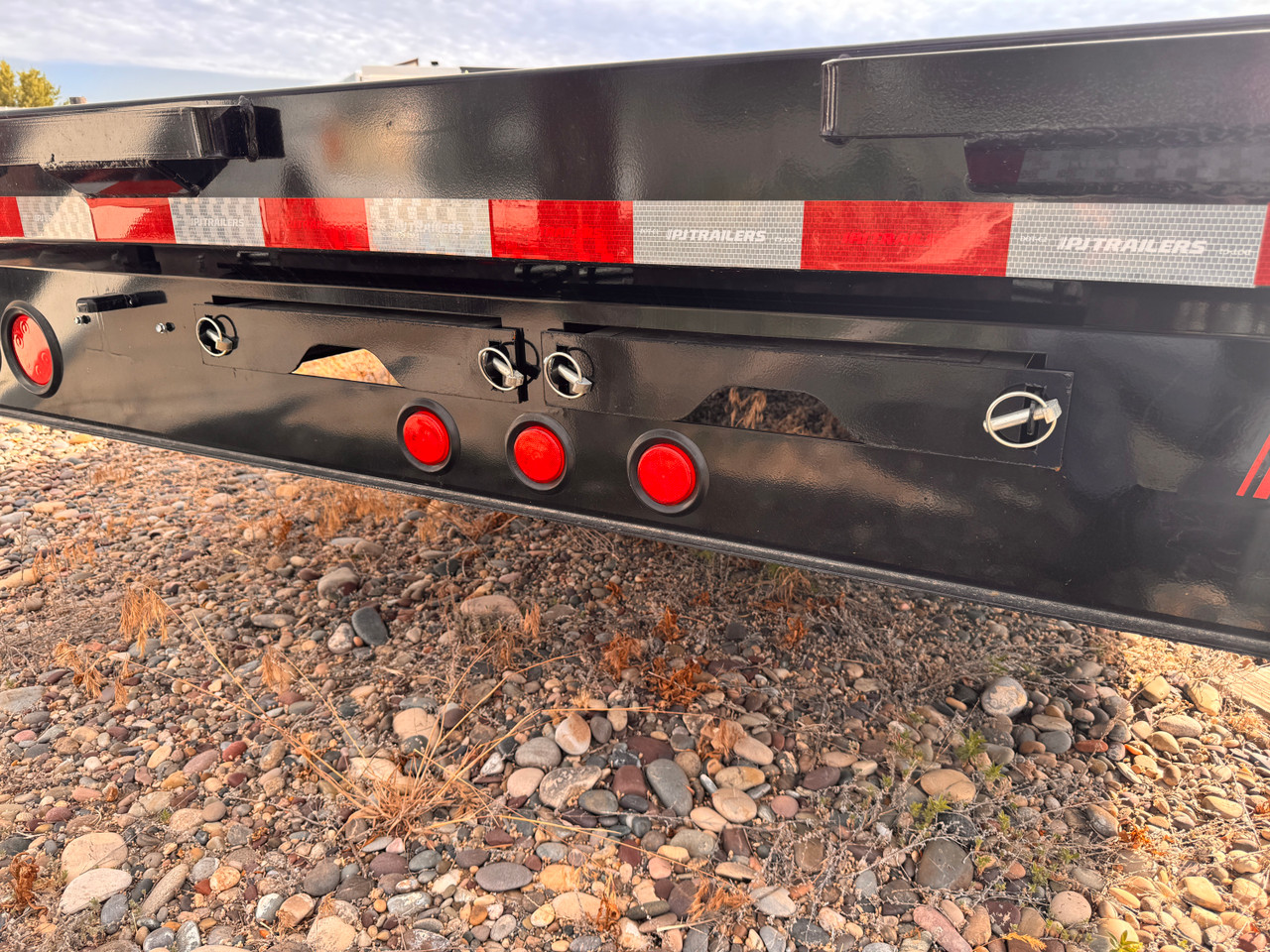 P.J. Trailers 2027 F8 20' Deckover Flatbed | Tandem Axle 14K, Extended Tongue, Open Storage Tray, Slide In Ramps, Straight Deck