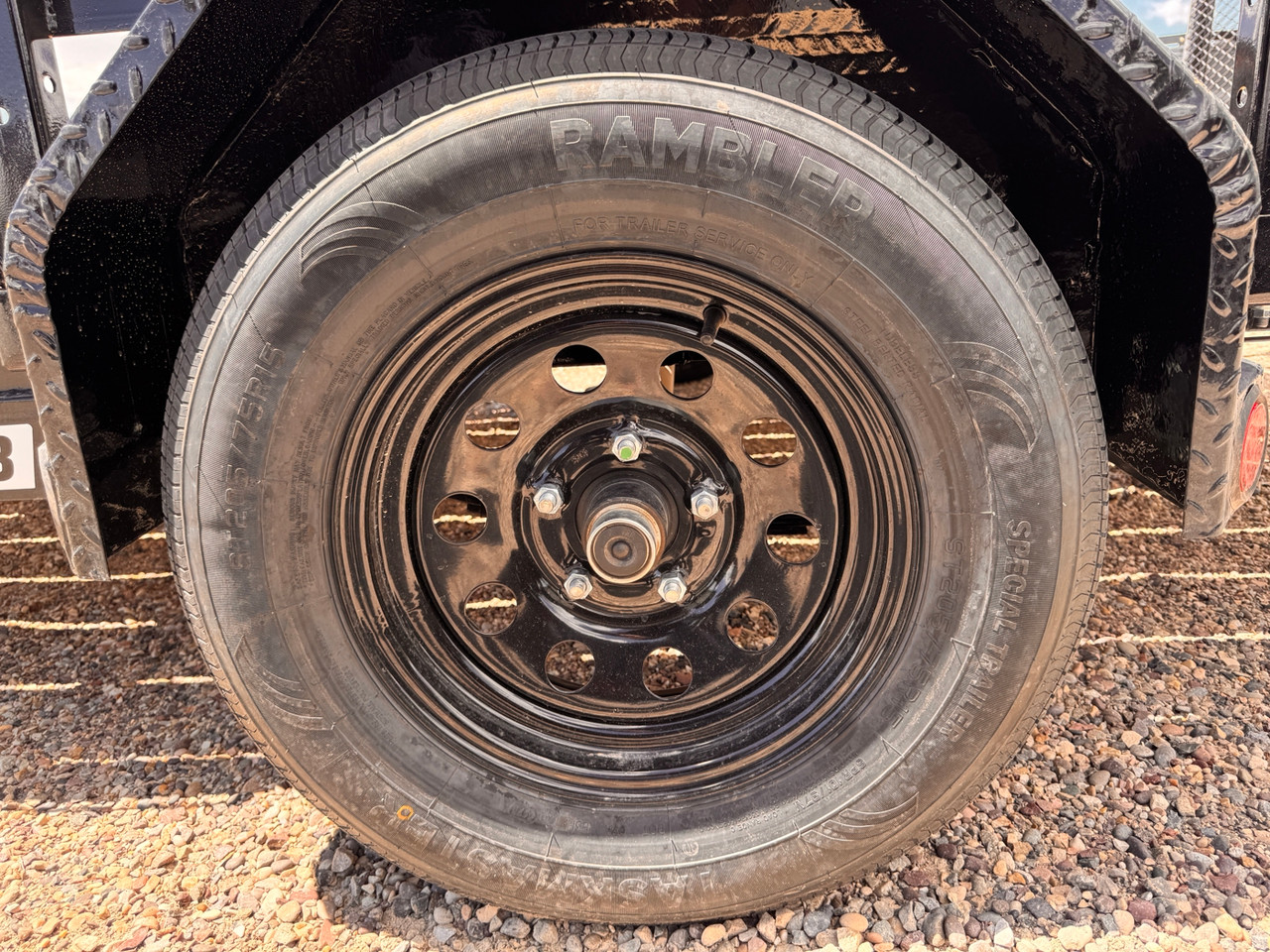 P.J. Trailers 2026 U8 83"X12' Utility Trailer | Single Axle 2.995K, 4' Spring Assisted Rampgate, ATV Side Load Ramps, Diamond Plate Steel Fenders, Ready Rail Channel Top Rails