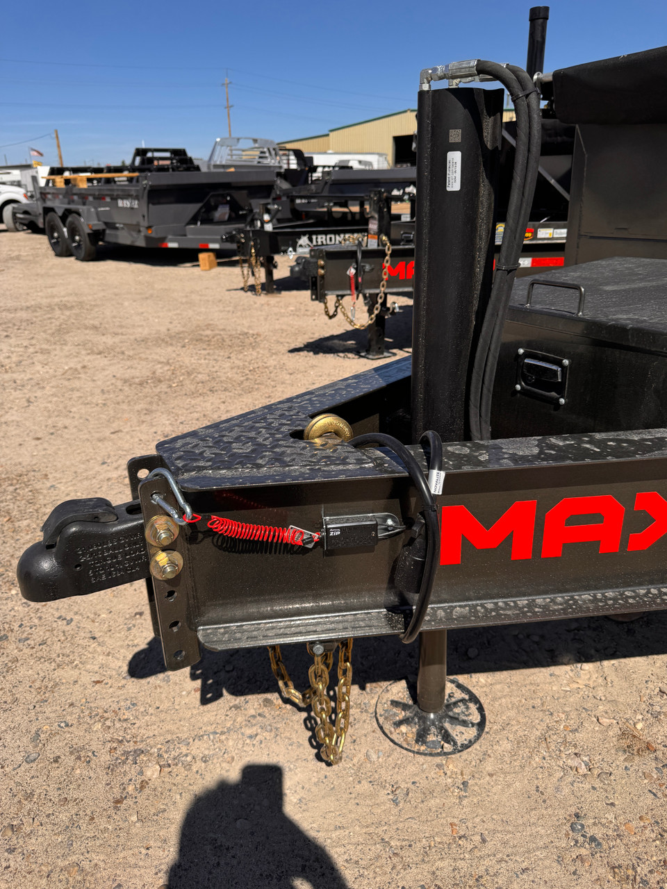 Maxx-D Trailers 2027 D9X 96"X16' Telescopic Deckover Dump Trailer | Tandem Axle 14K, Hydraulic Jack