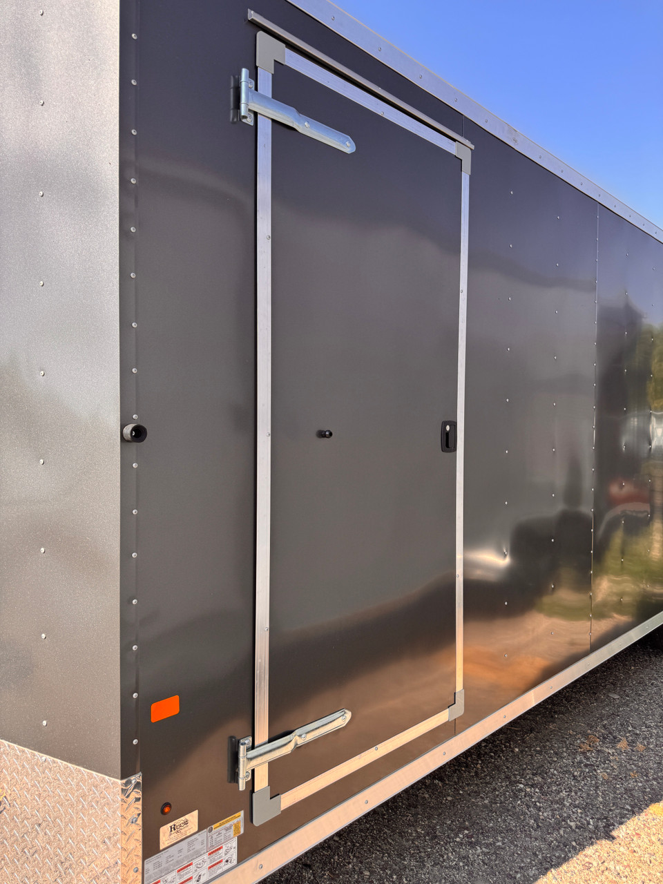 Charmac Trailers 2026 ATLAS 100"X24' V-Nose Cargo Trailer | Tandem Axle 9.99K, 7' Tall, Spring Axles, Rear Ramp Door, Driver Side Access Door,