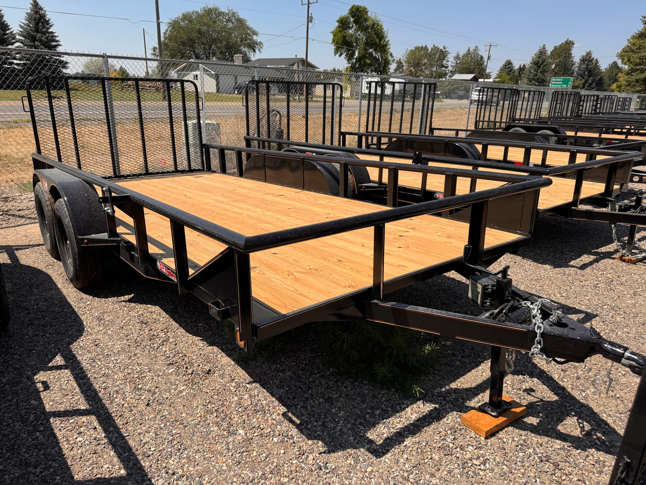 GR Trailers 2026 82"X16' Utility Trailer | Tandem Axle 7K, Pieptop Rails, Spring Assist Rampgate, Spare Tire Mount