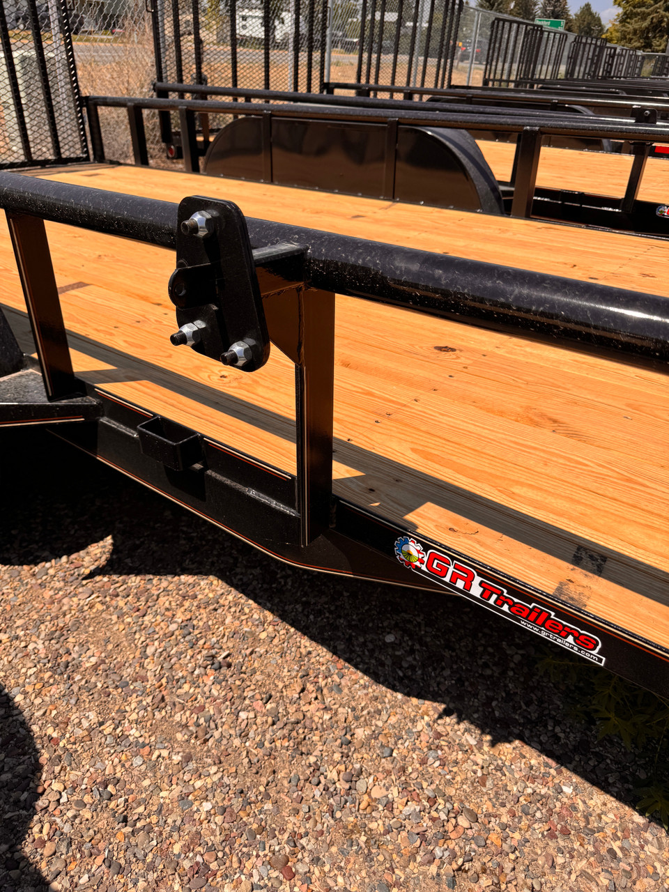 GR Trailers 2026 82"X16' Utility Trailer | Tandem Axle 7K, Pieptop Rails, Spring Assist Rampgate, Spare Tire Mount